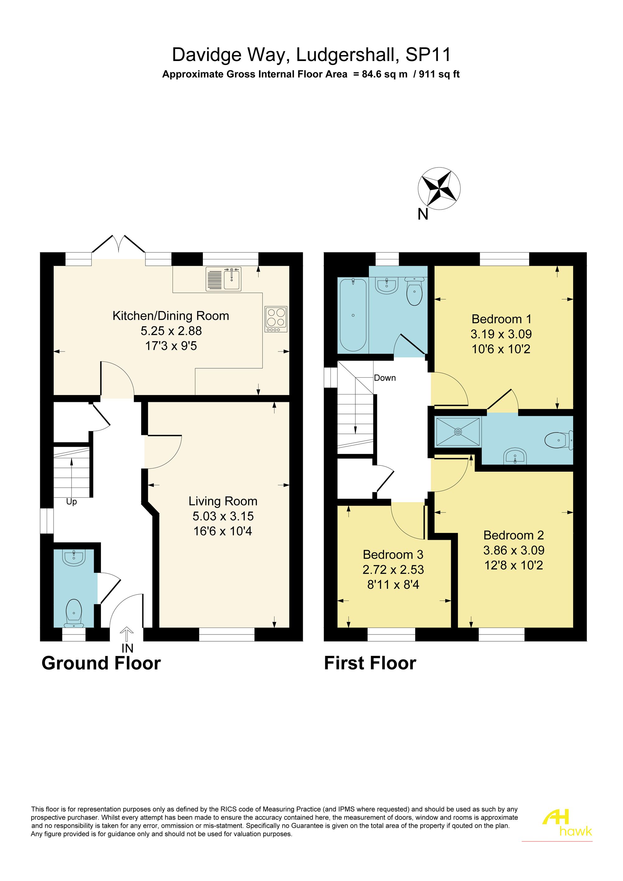 5 Davidge Way, Andover floorplan
