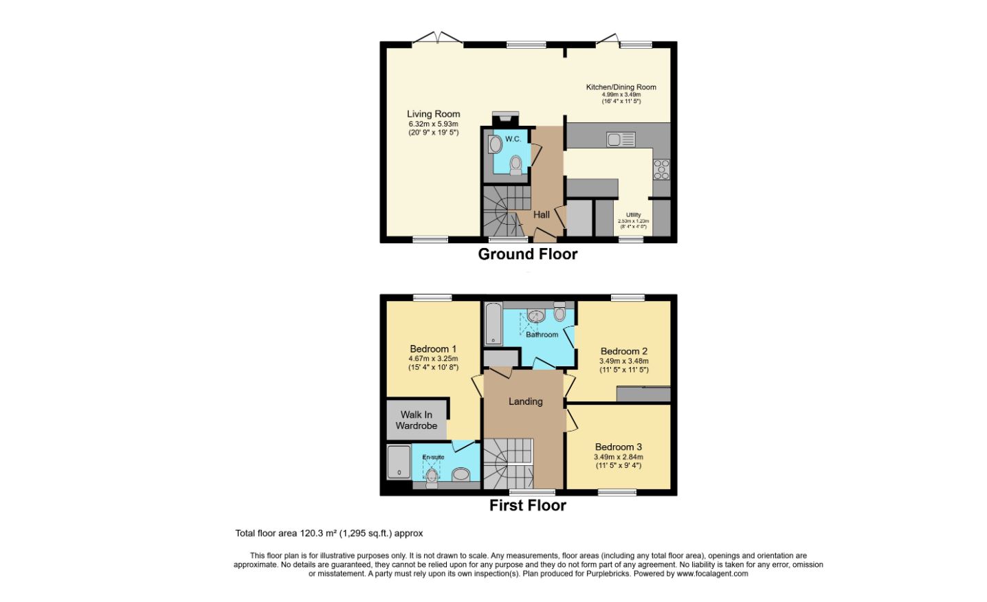 3 Withington Court, Withington, Stoke-on-trent floorplan