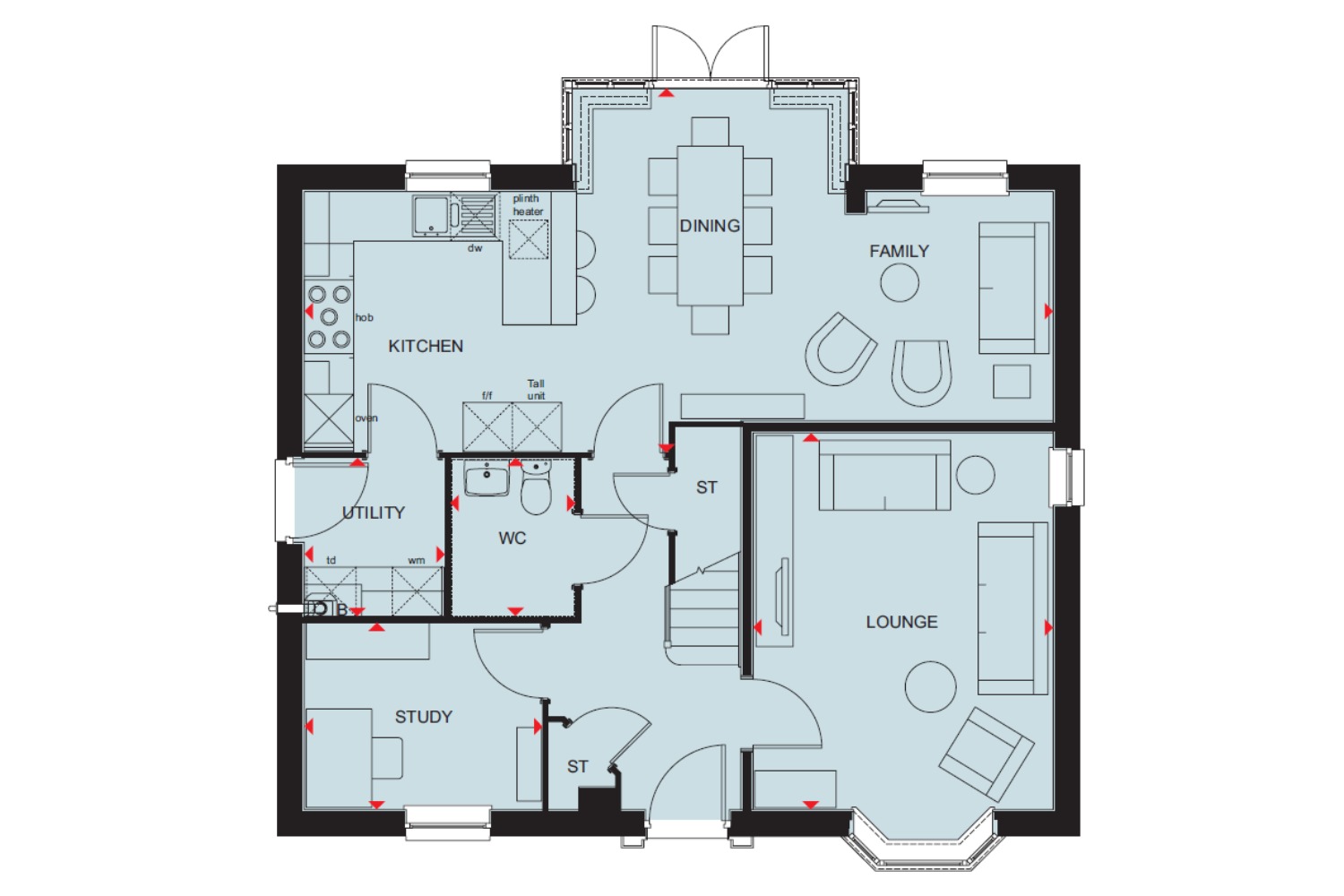 HA886182, Upper Green Avenue, Tingley floorplan