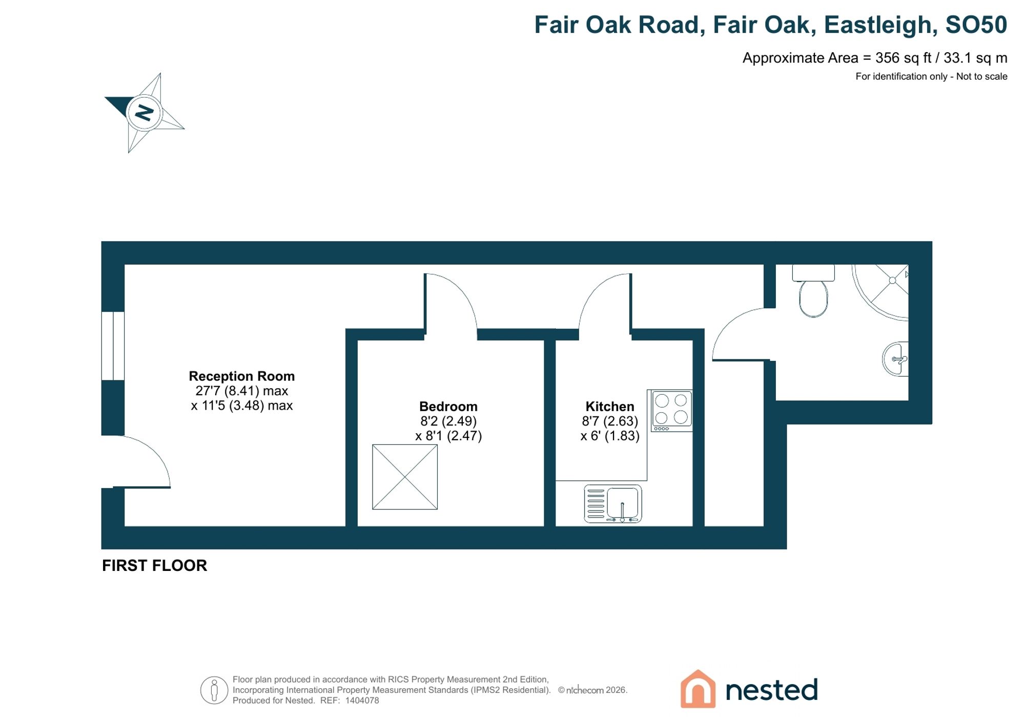 457c Fair Oak Road, Eastleigh floorplan