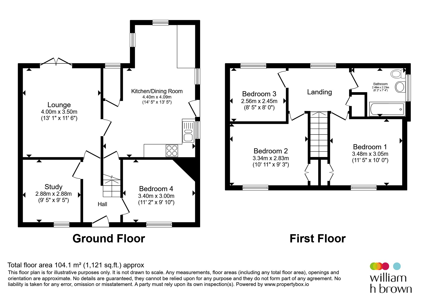 3, Woodside Place, Chesterfield floorplan