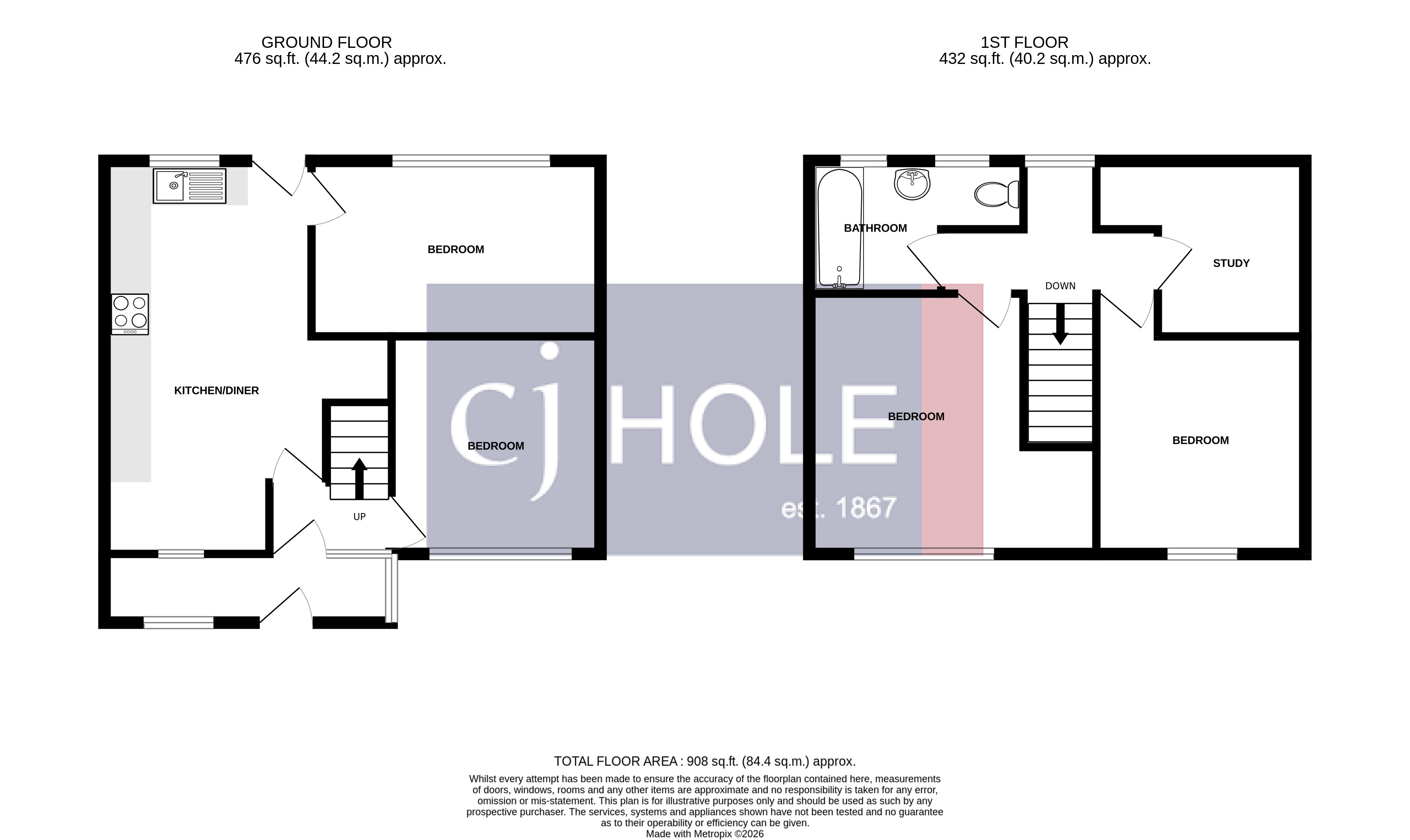 12, Berkeley Close, Gloucestershire floorplan