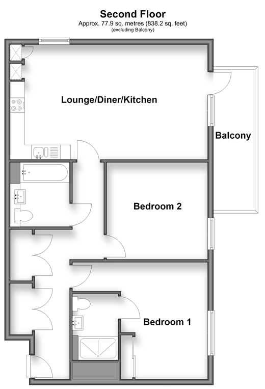 Safflower Lane, Romford floorplan