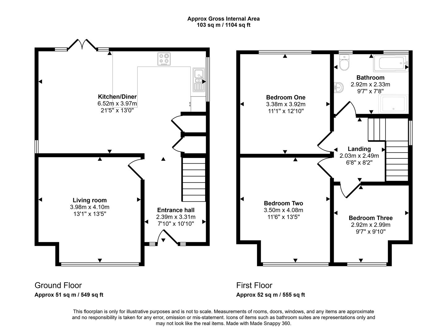 5, Hillside Close, Goodwick floorplan