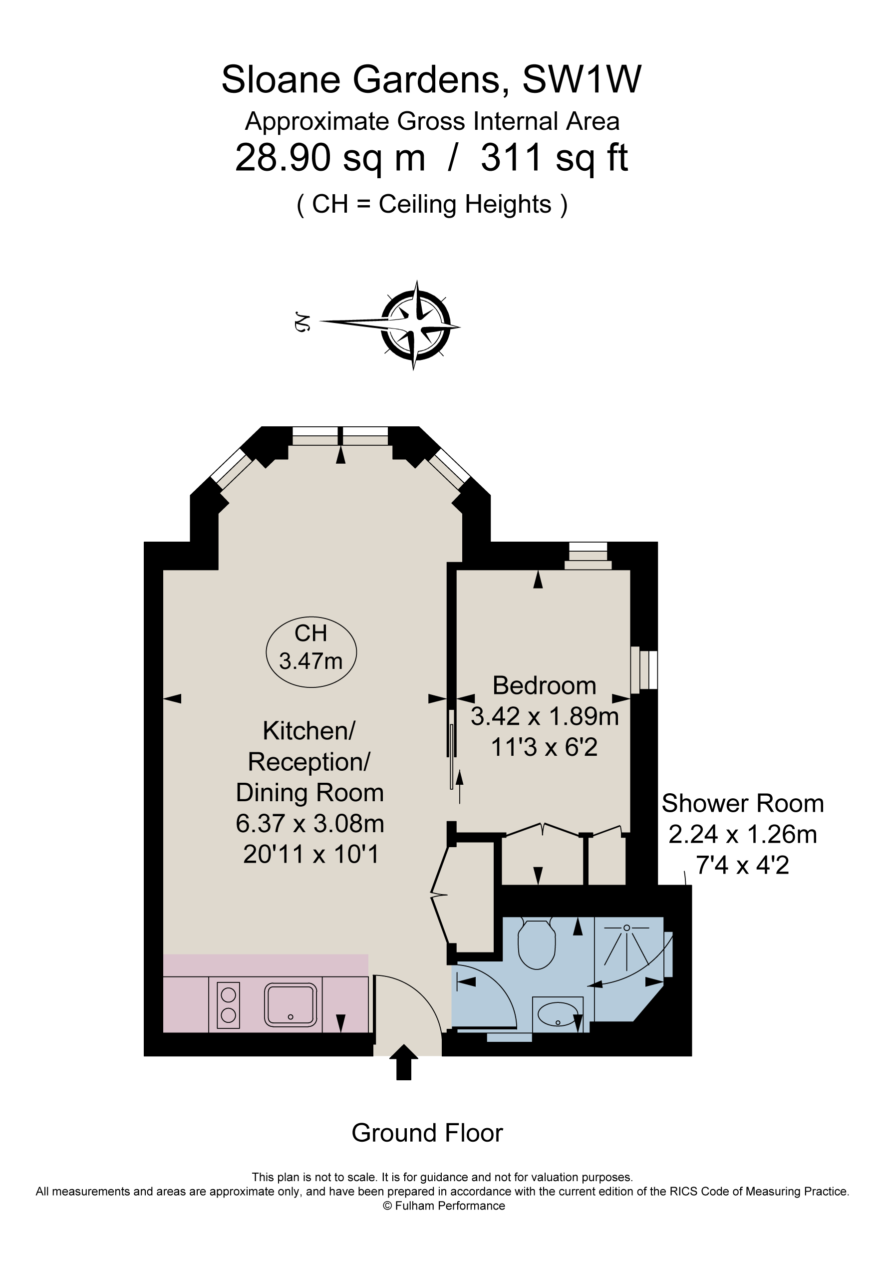 Sloane Gardens, London floorplan