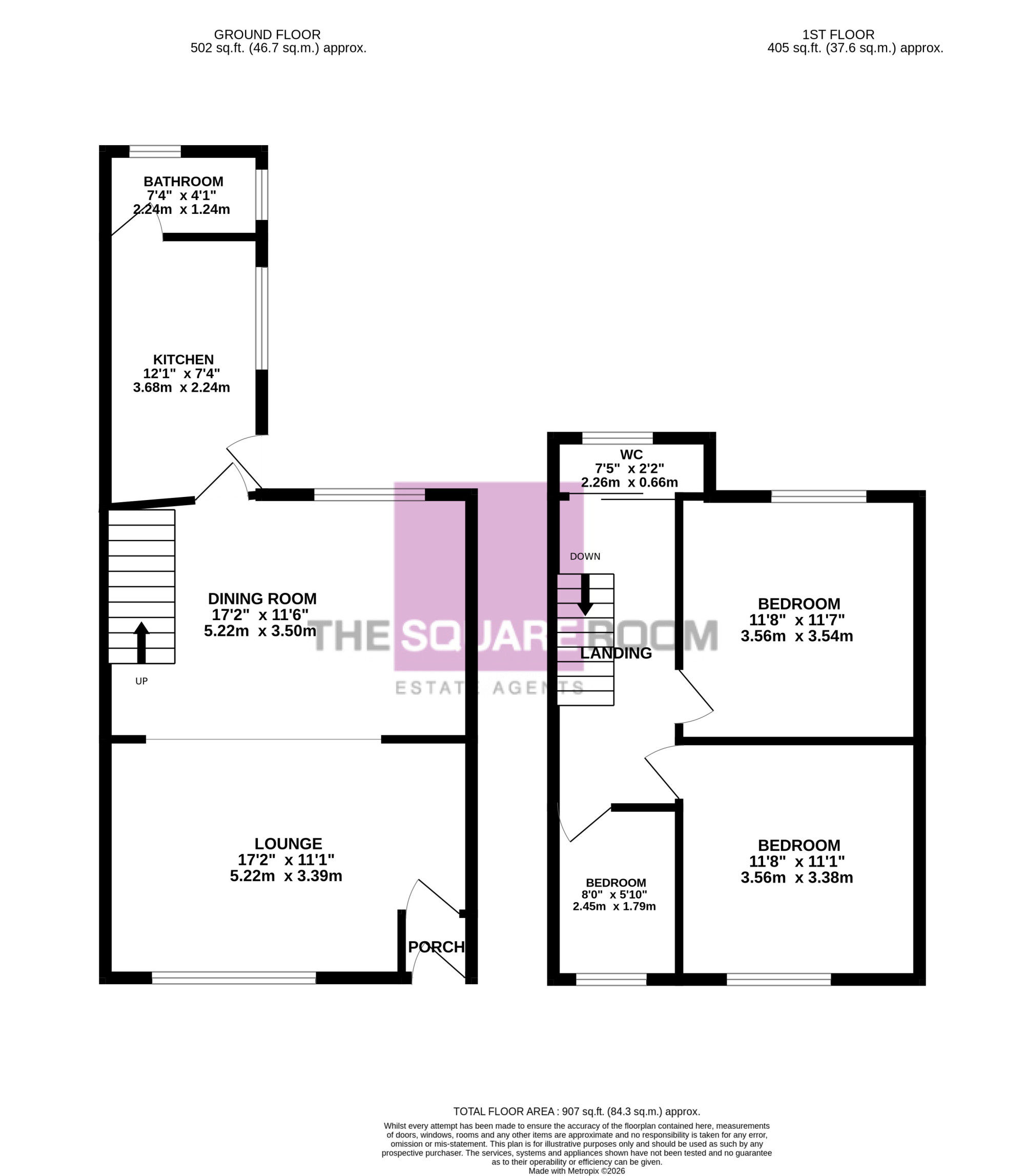 Crossland Road, South Shore floorplan