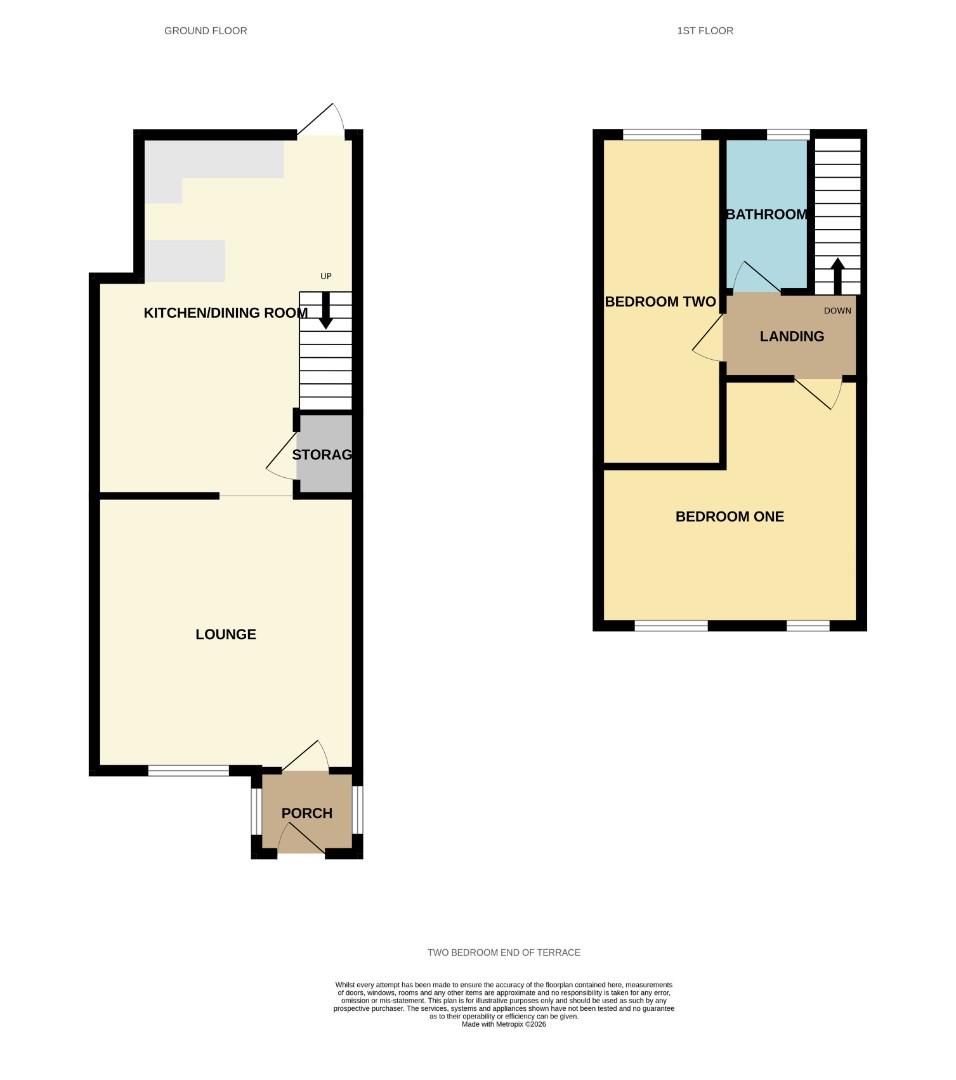 2, Herbert Street, Northwich floorplan