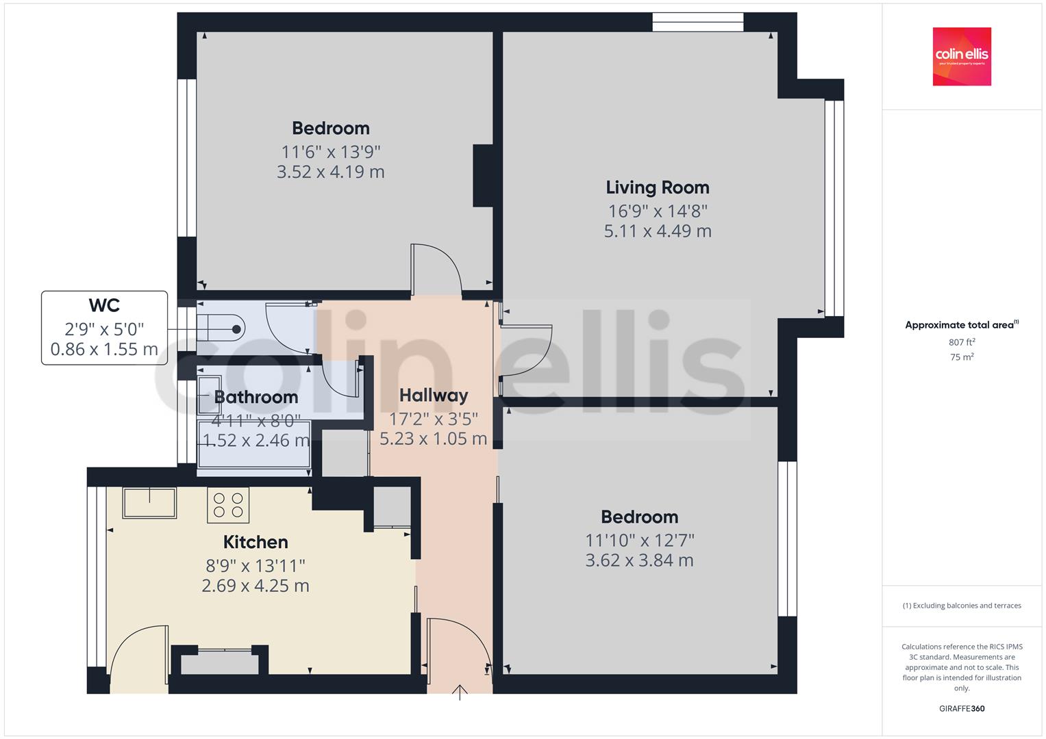 Flat 4 Haigh Manor, 96, Scalby Road, Scarborough floorplan