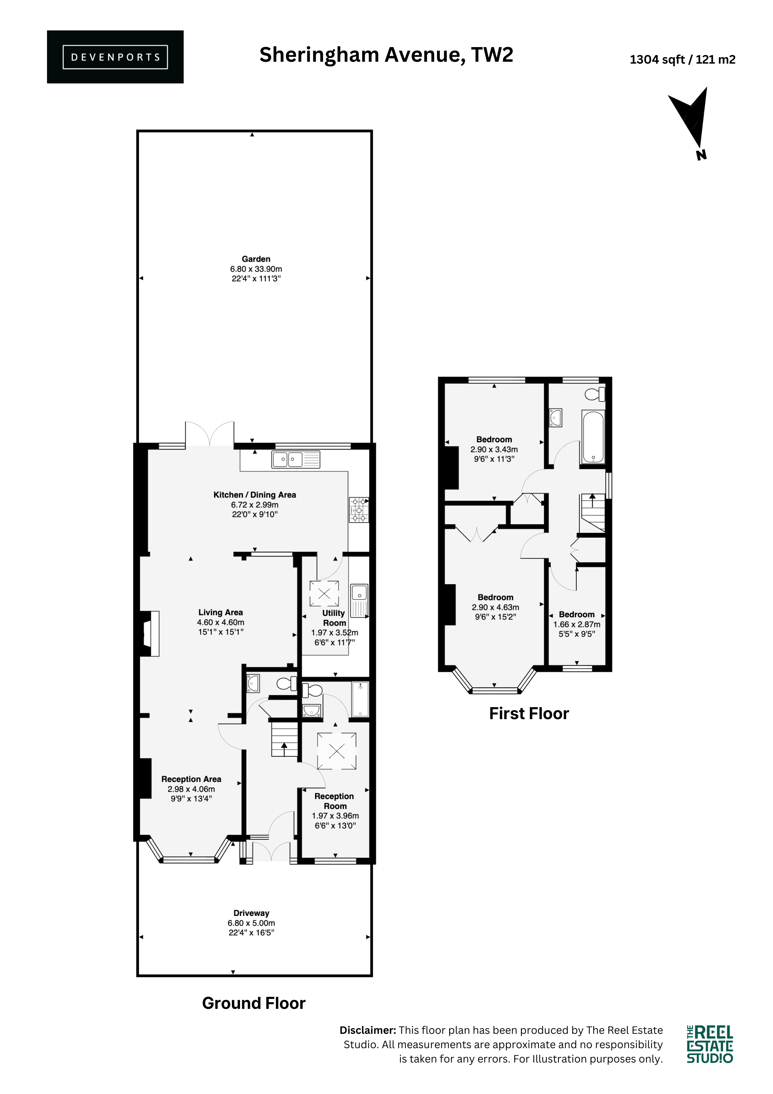 13, Sheringham Avenue, Twickenham floorplan