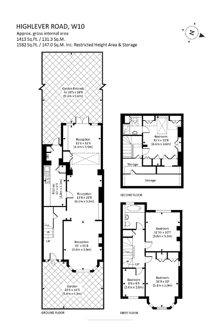 4 Bedrooms  to rent in Highlever Road, North Kensington W10