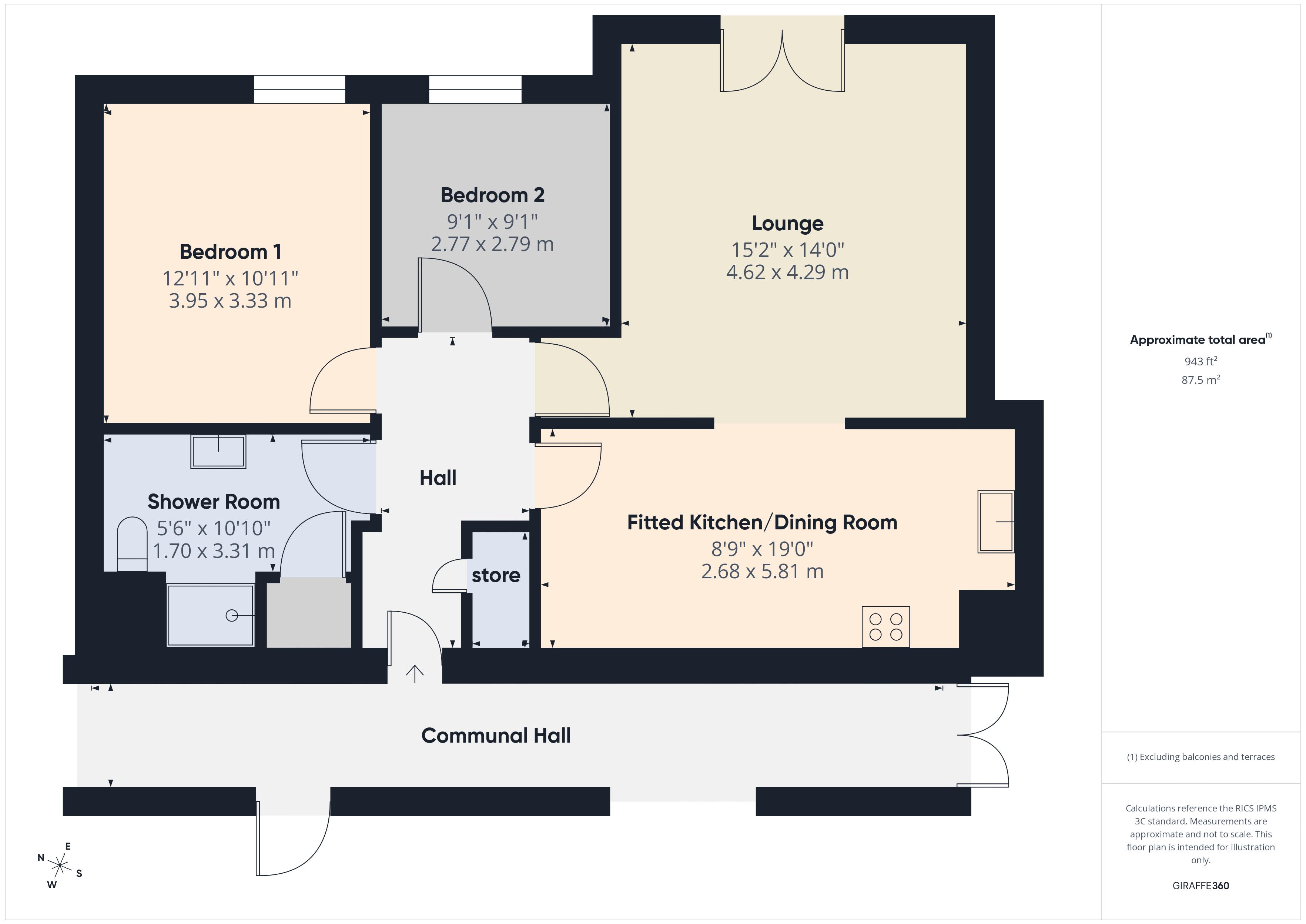 No 6 Hafan Tywi, The Parade, Carmarthen floorplan