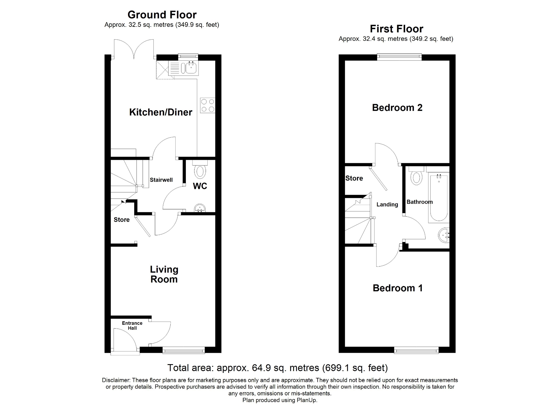 30, Deer Park Close, Alfreton floorplan