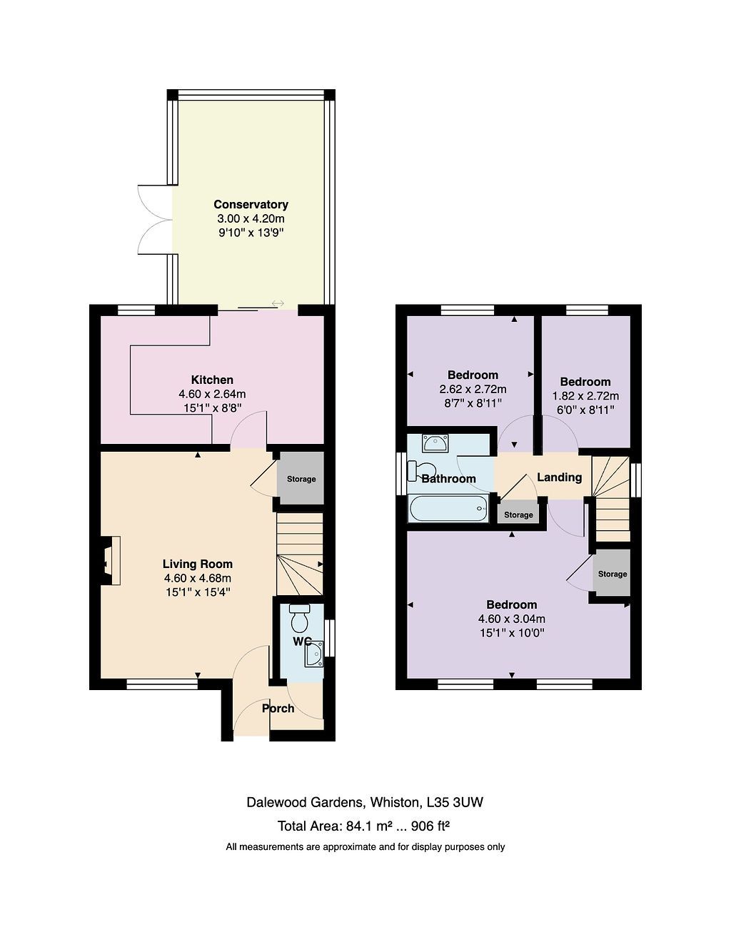 Dalewood Gardens, Prescot floorplan