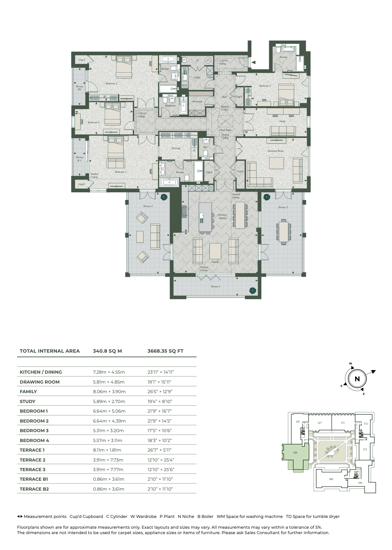Larch Avenue, Sunningdale floorplan