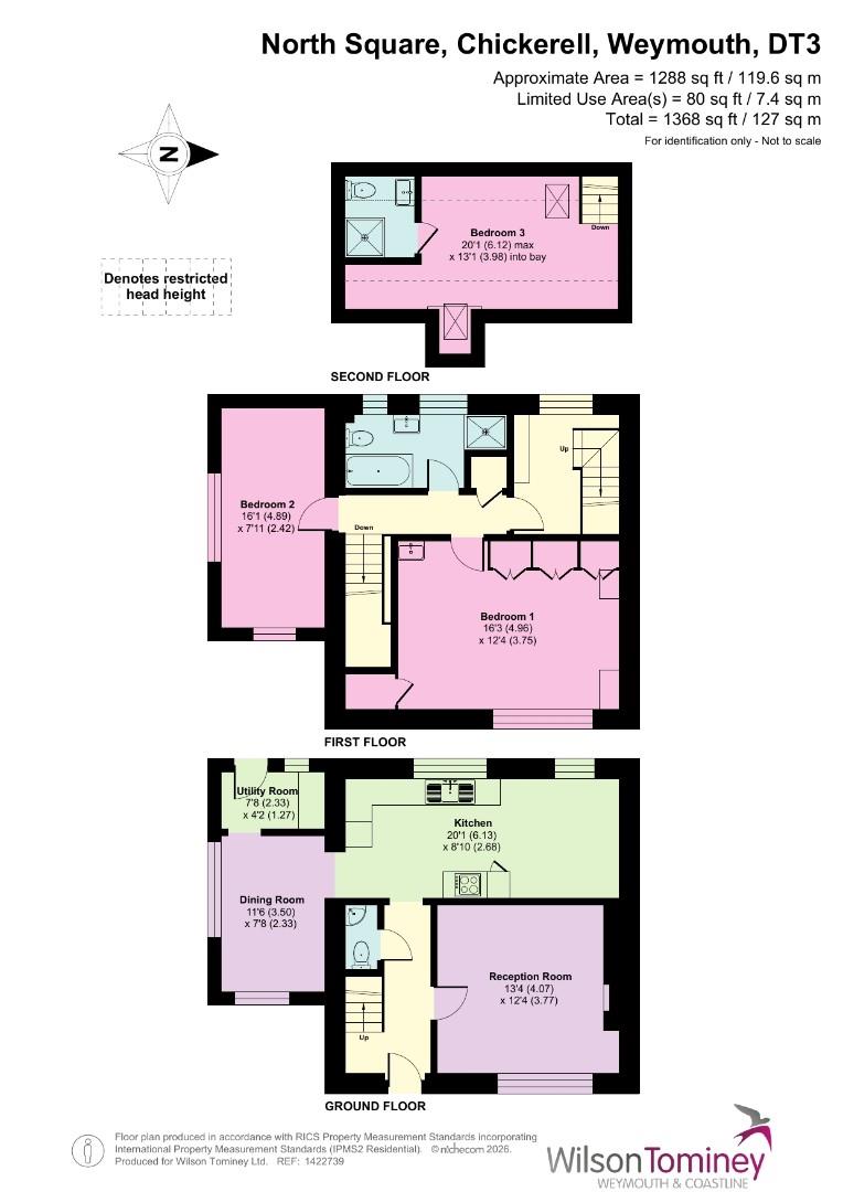 1a, North Square, Weymouth floorplan