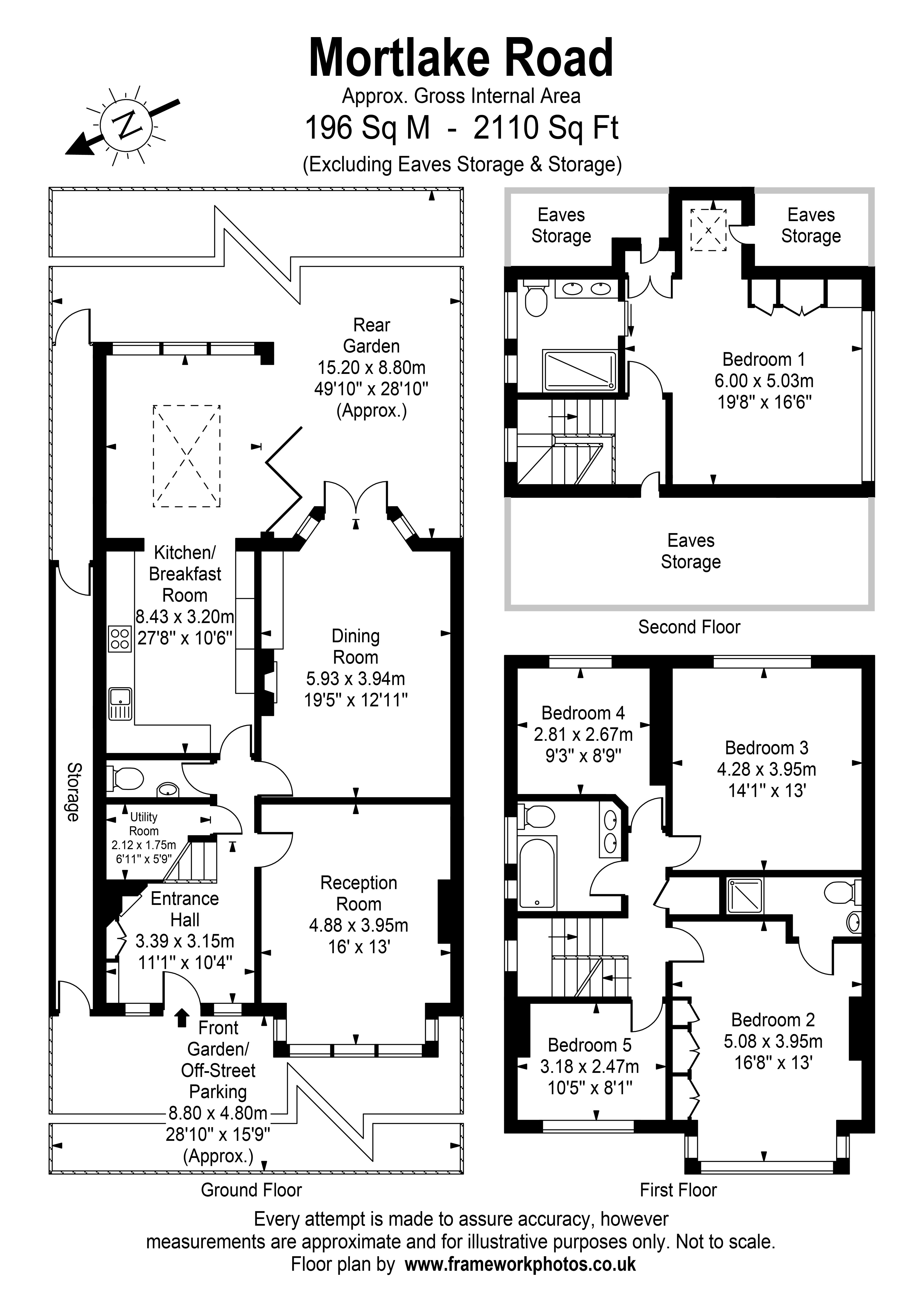 131, Mortlake Road, Surrey floorplan