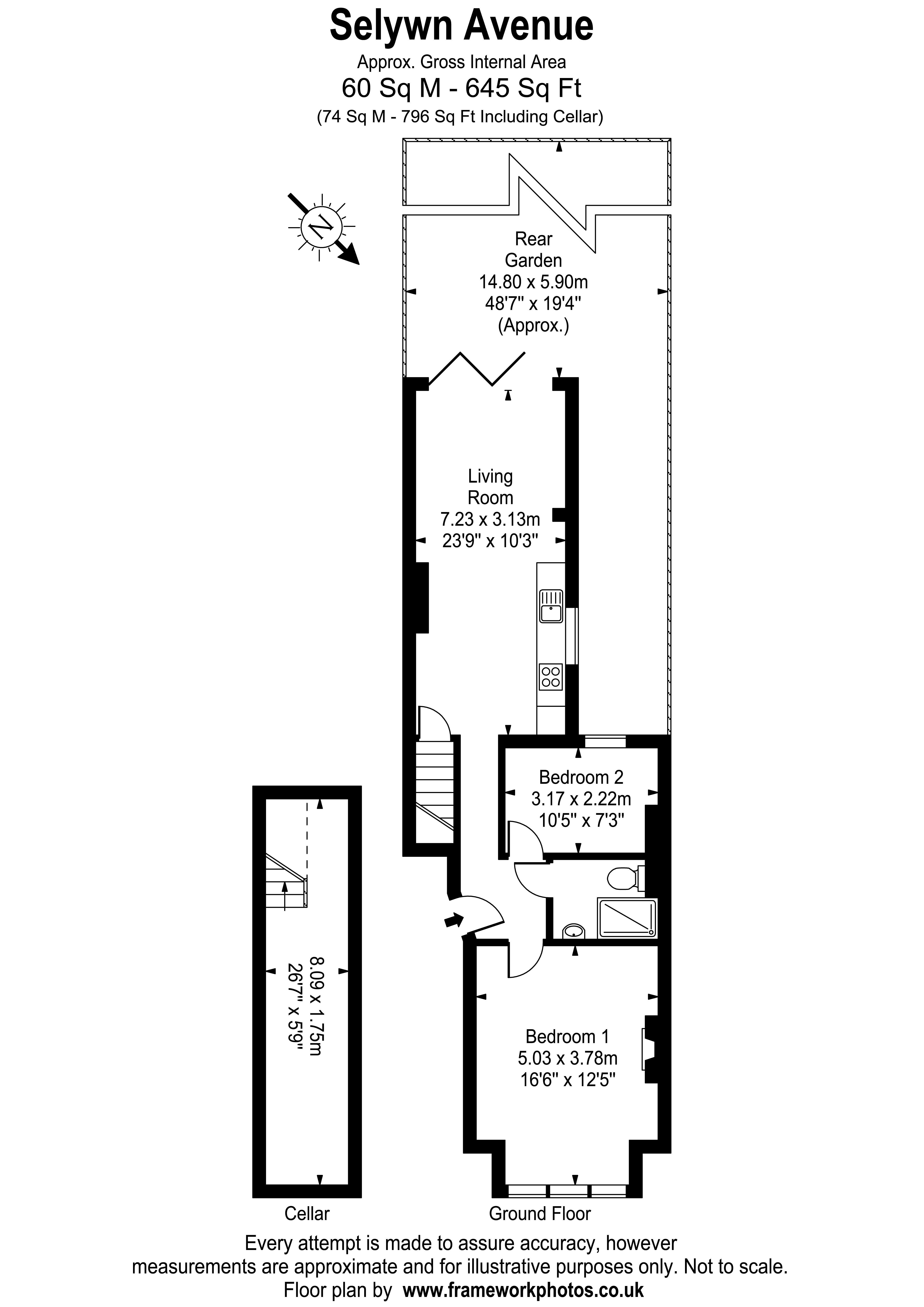 A, 14, Selwyn Avenue, Richmond floorplan