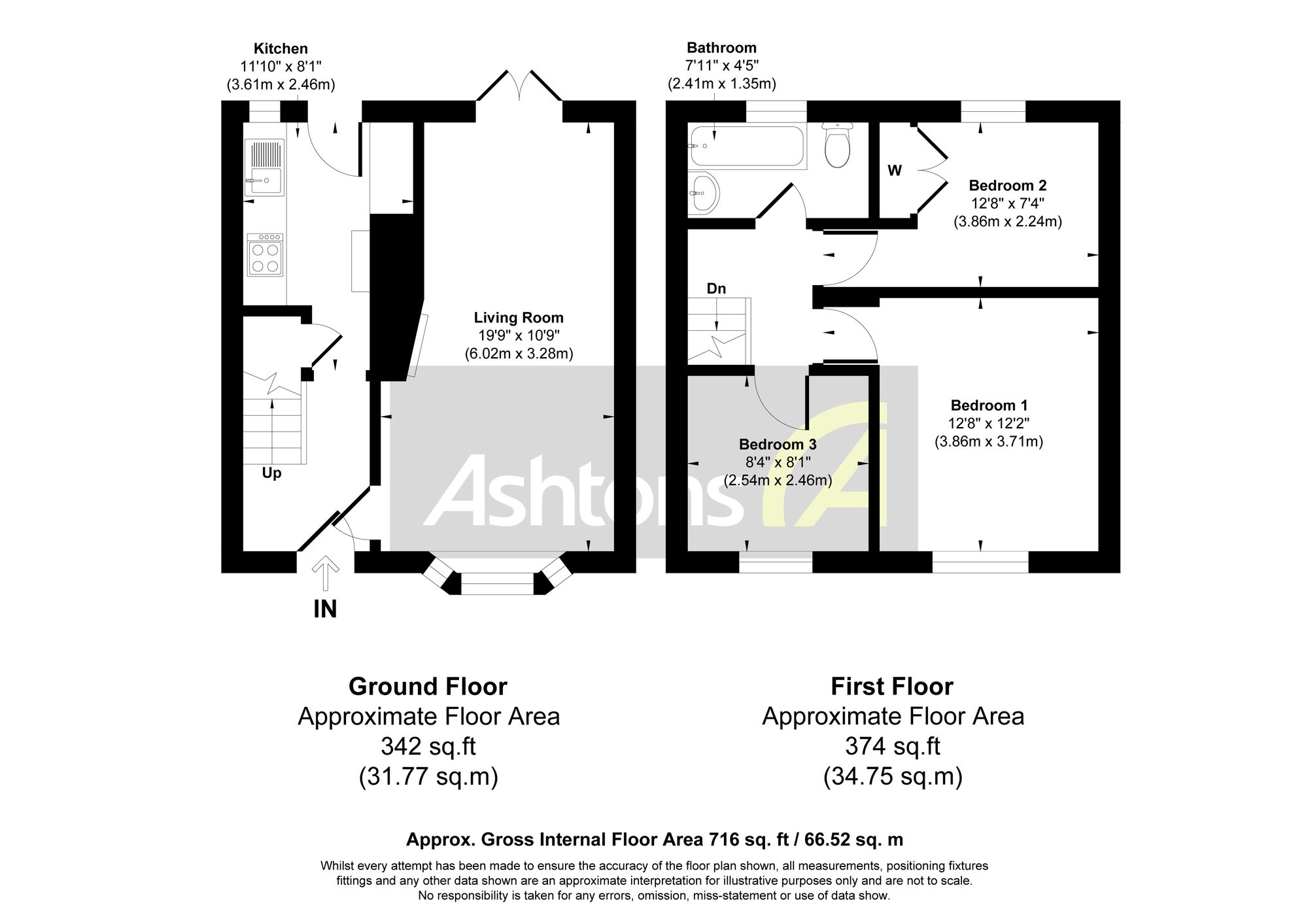 55 Canterbury Road, Widnes floorplan