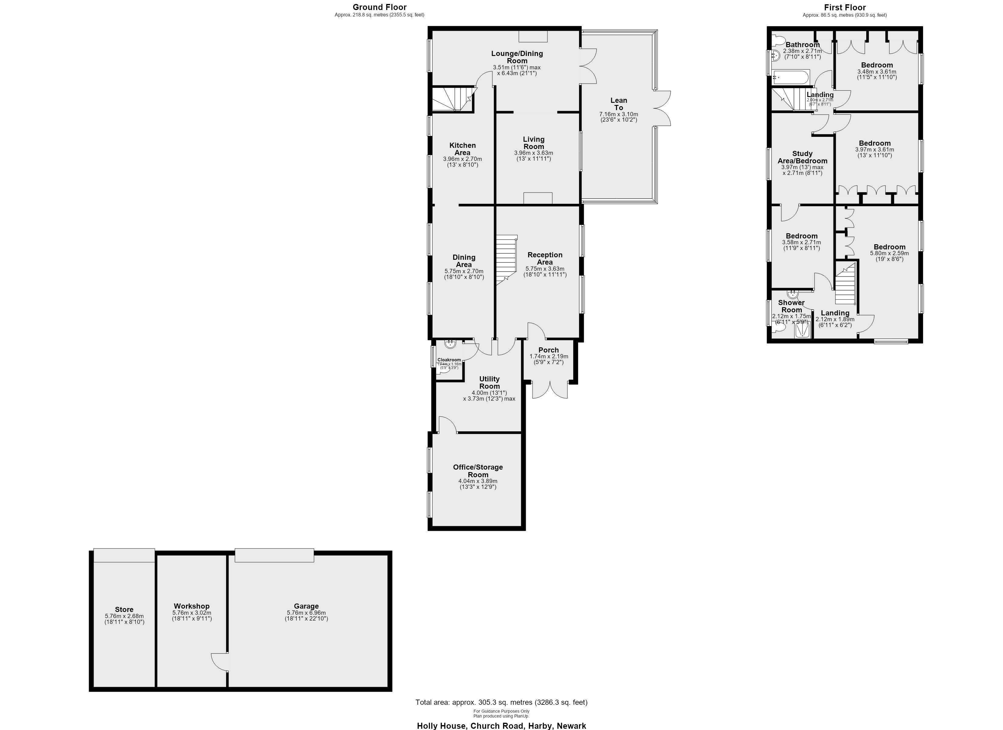 Holly House, Church Road, Newark floorplan