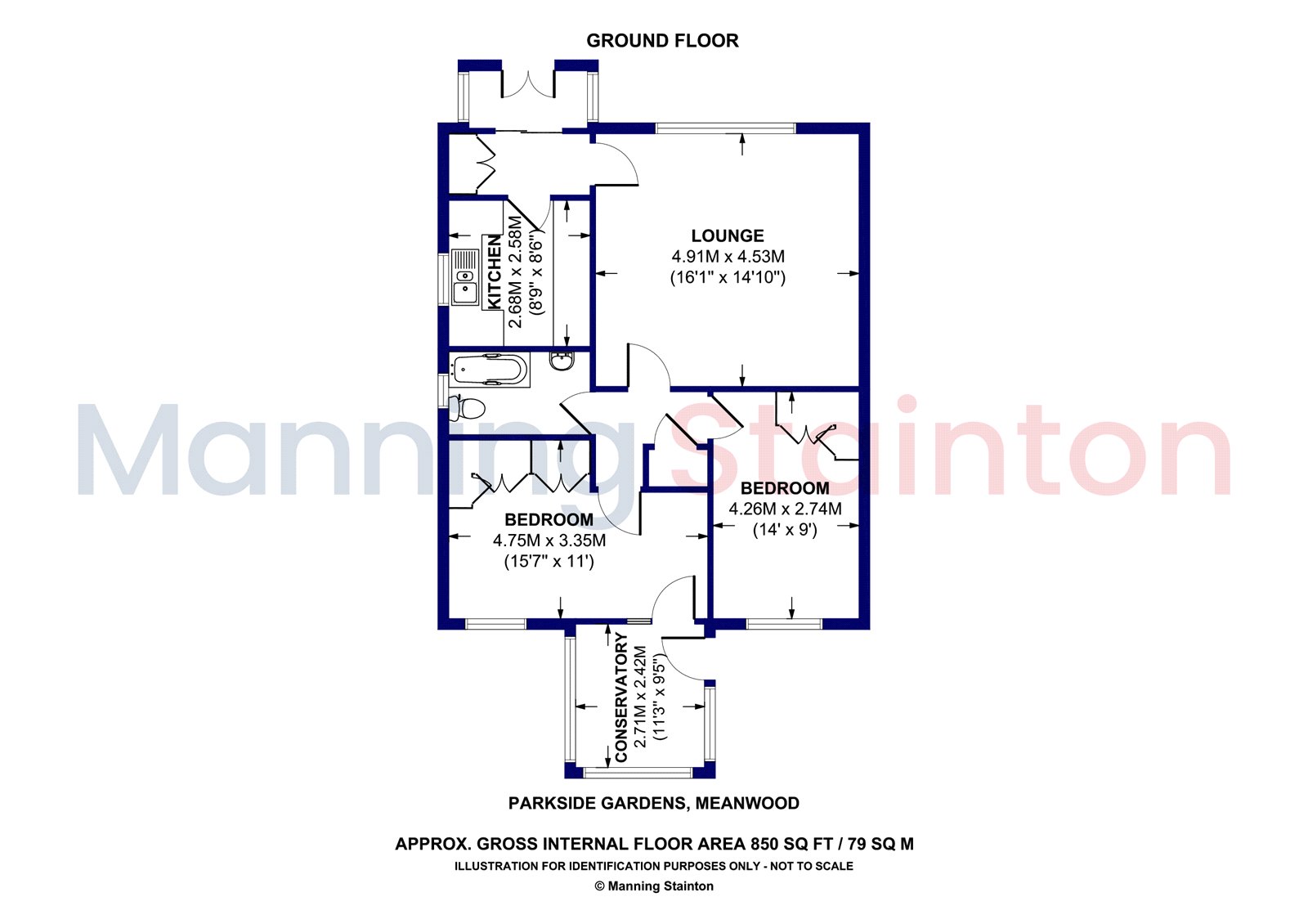 9, Parkside Gardens, West Yorkshire floorplan