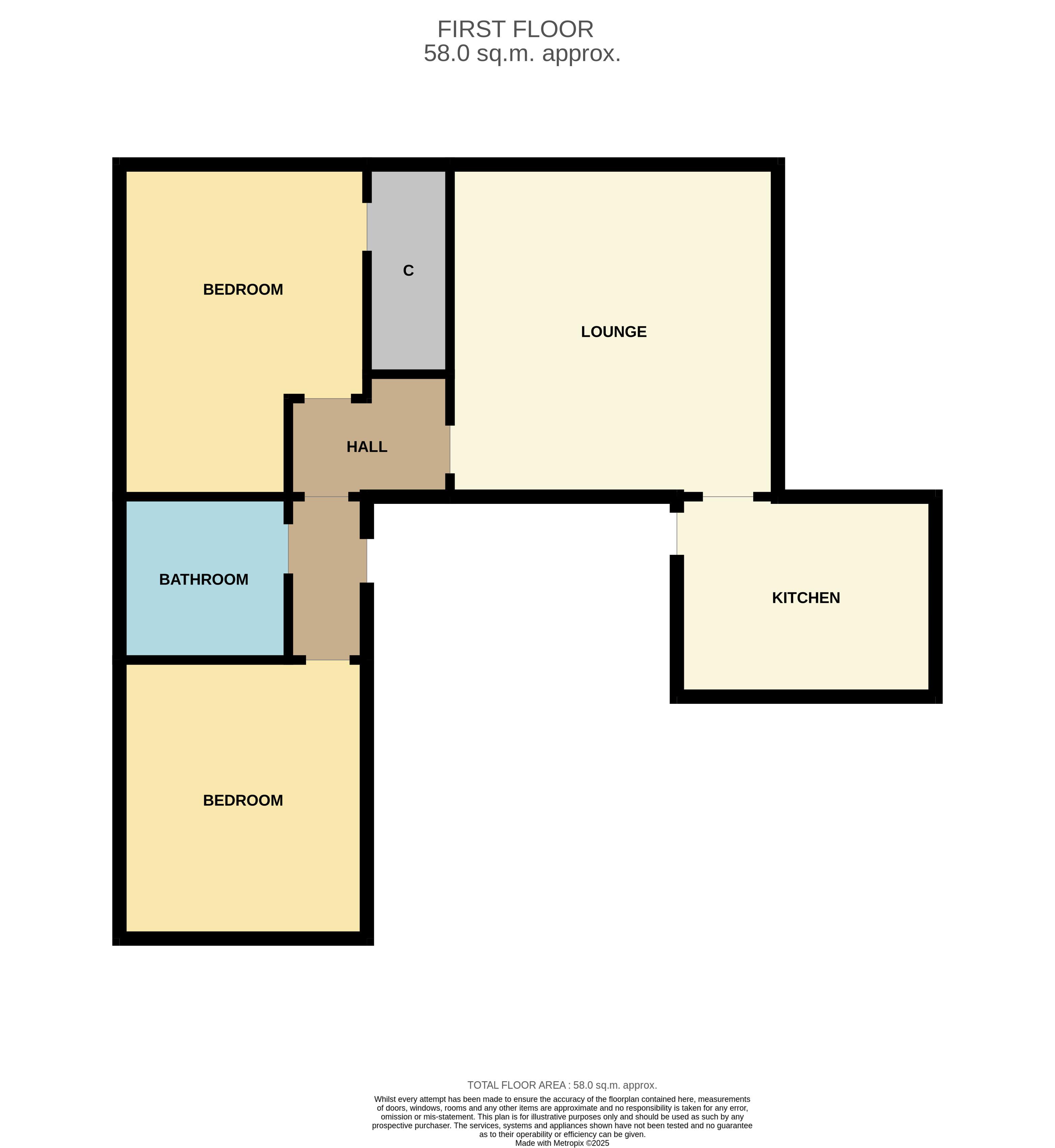 56, Castle Street, Montrose floorplan