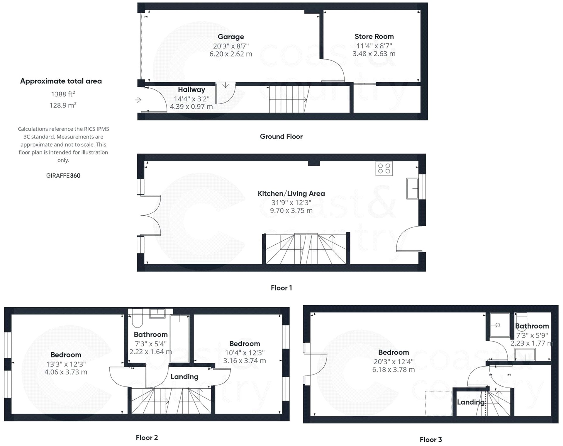 7, Trinity Mews, Devon floorplan