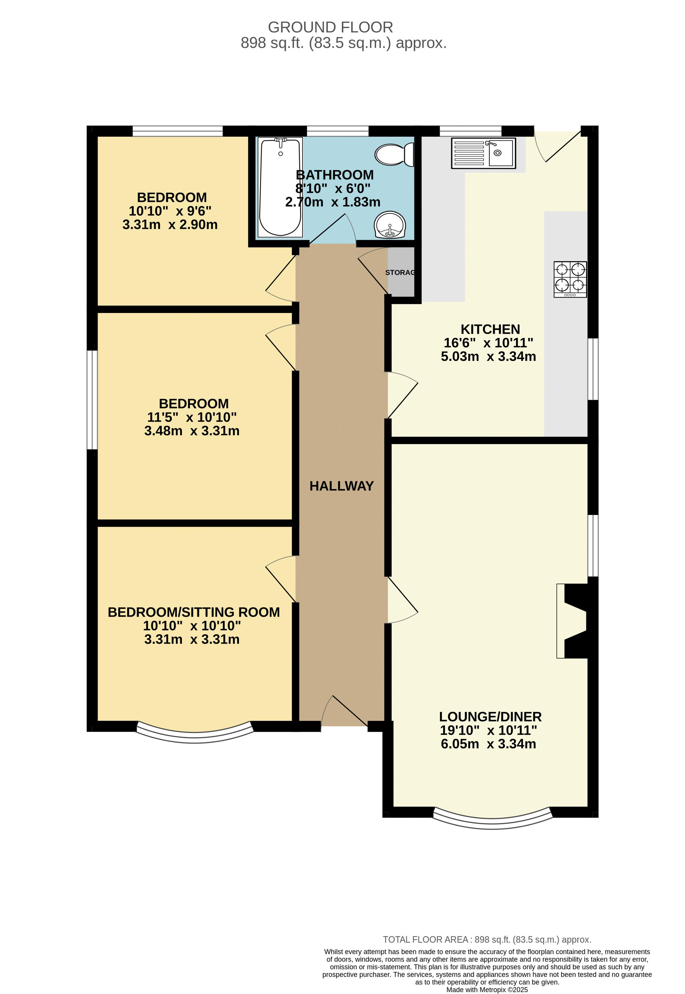 10, Magnolia Rise, Immingham floorplan