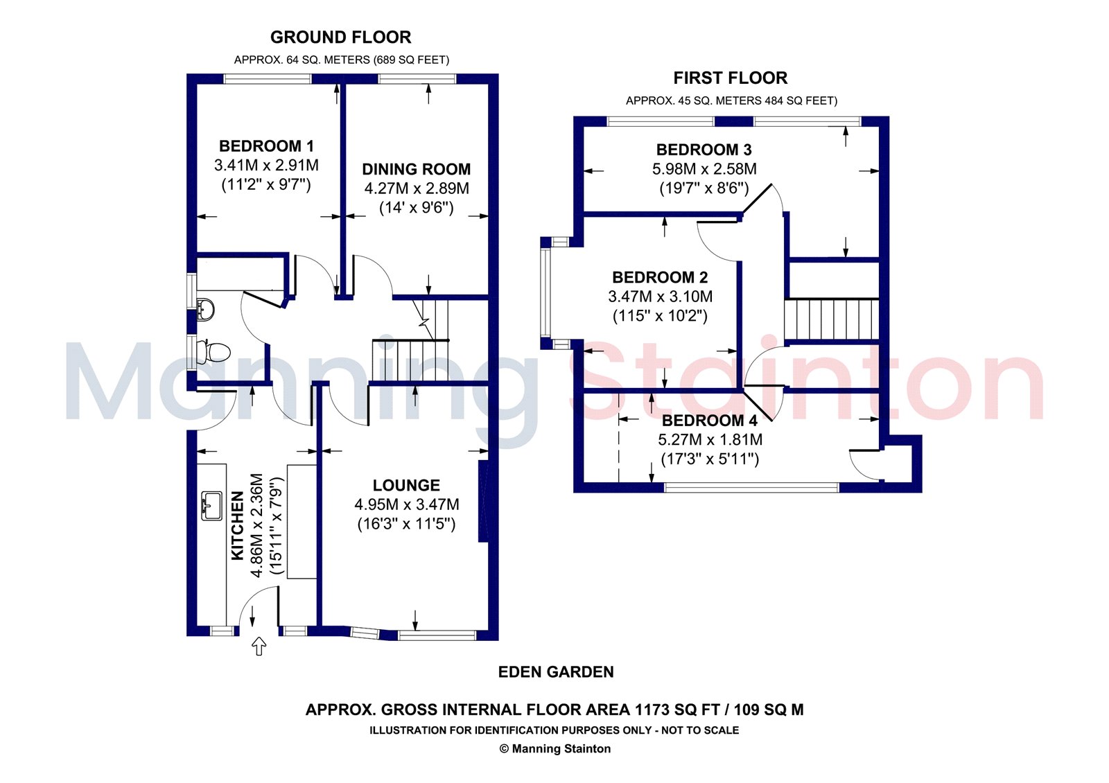 7, Eden Gardens, West Yorkshire floorplan