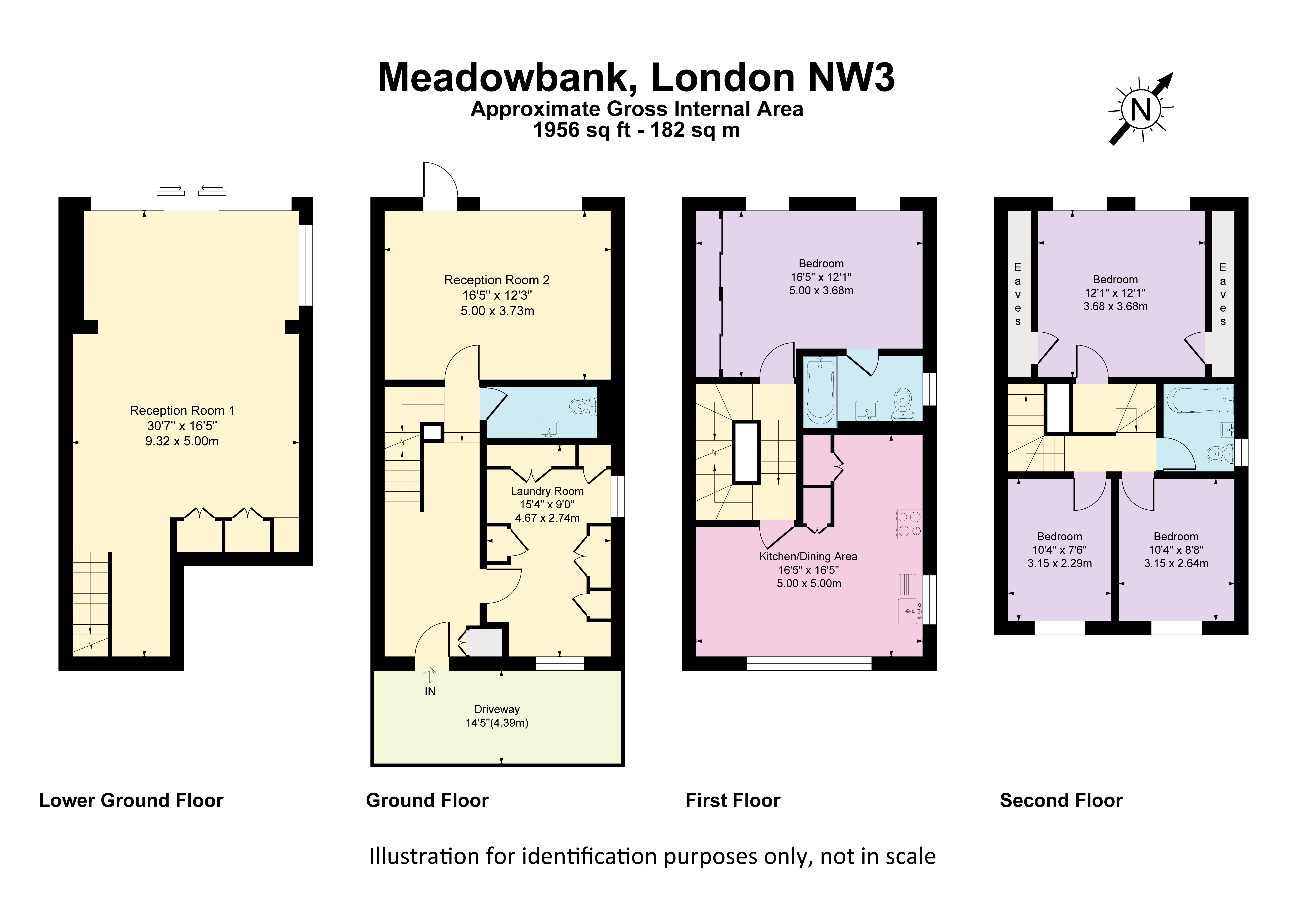 63, Meadowbank, London floorplan