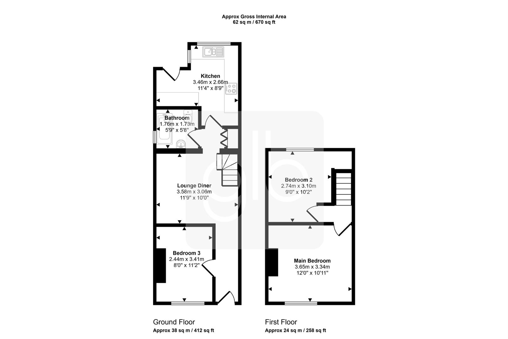 Caludon Road, Coventry floorplan