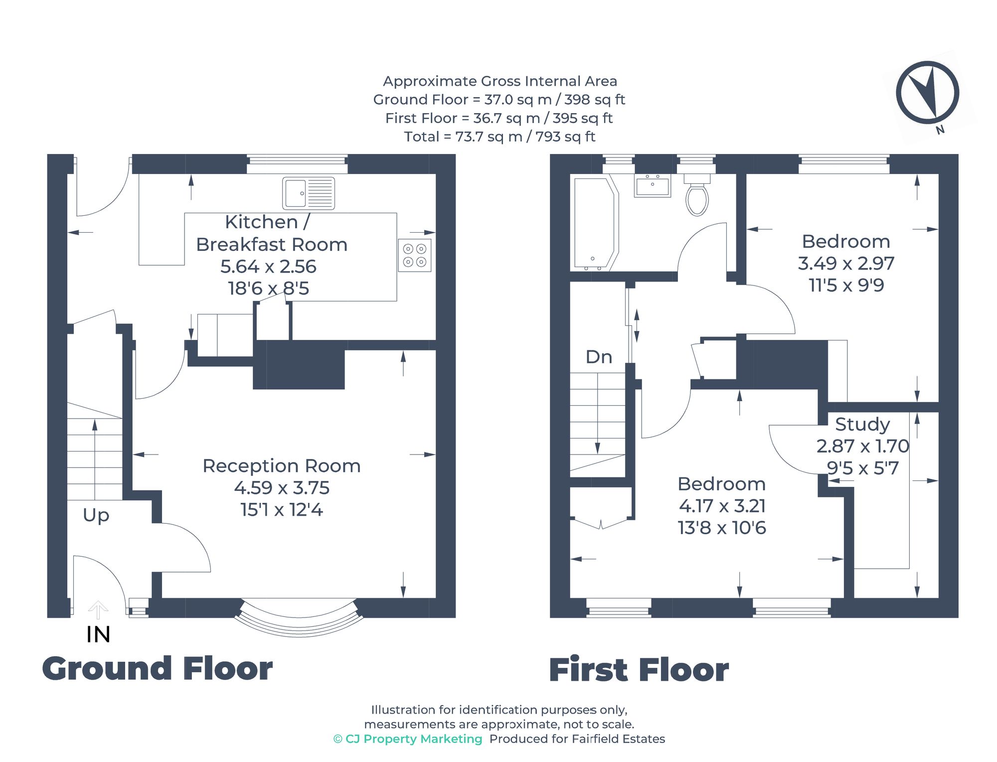 17 Embleton Road, Watford floorplan