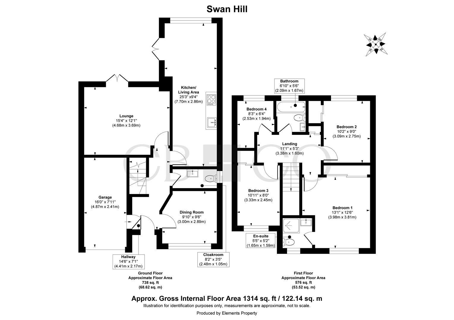 31, Swan Hill, Derby floorplan