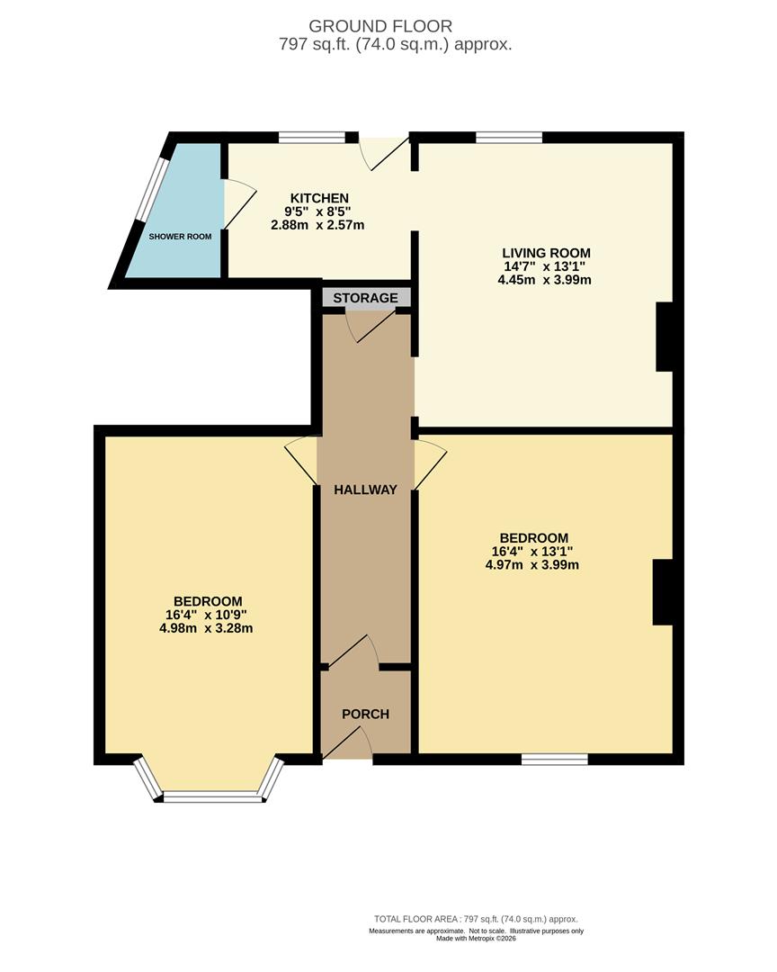 546, Bryn Road, Wigan floorplan