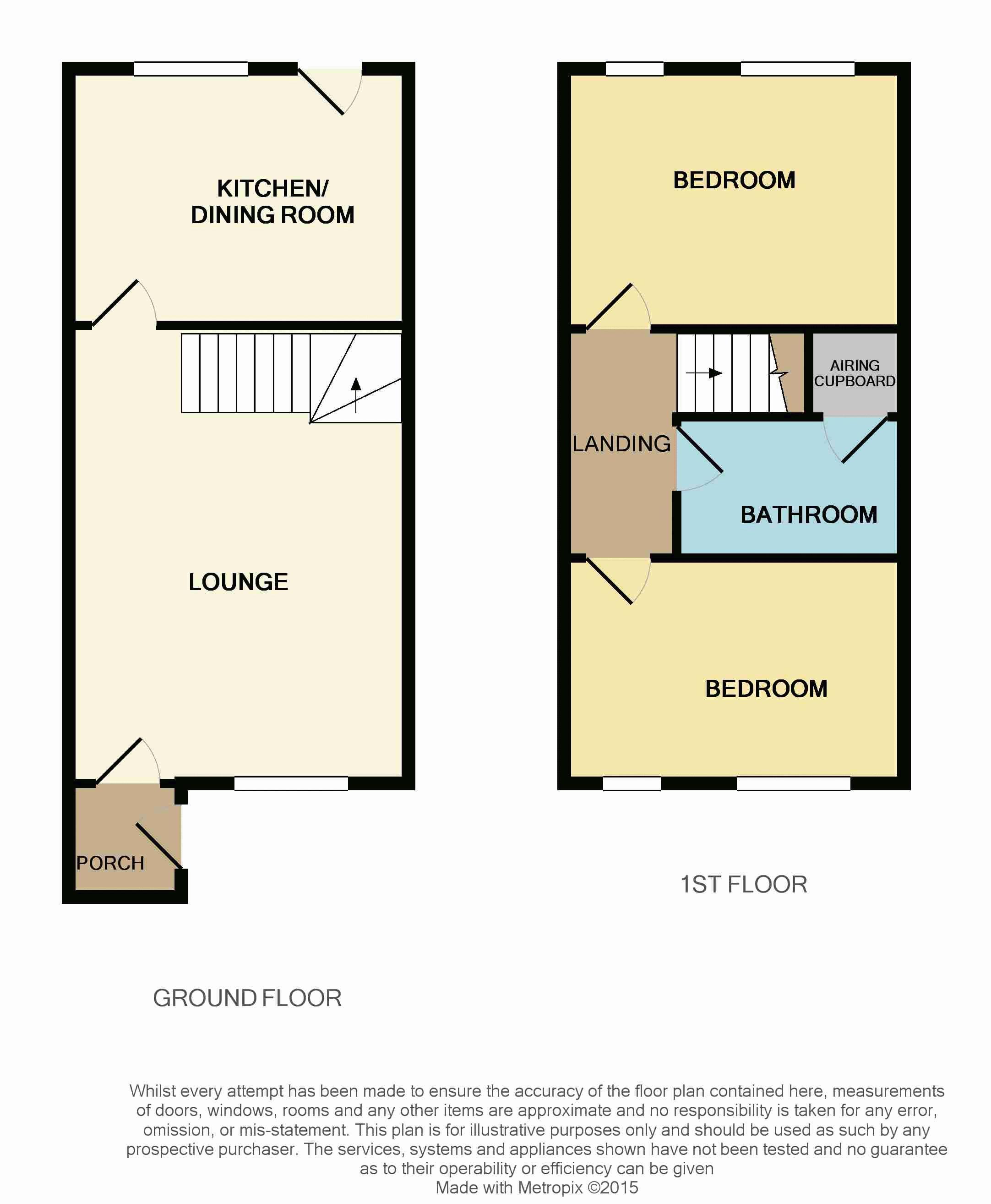 Barton Road, Treviscoe, Cornwall PL26, 2 bedroom end terrace house for
