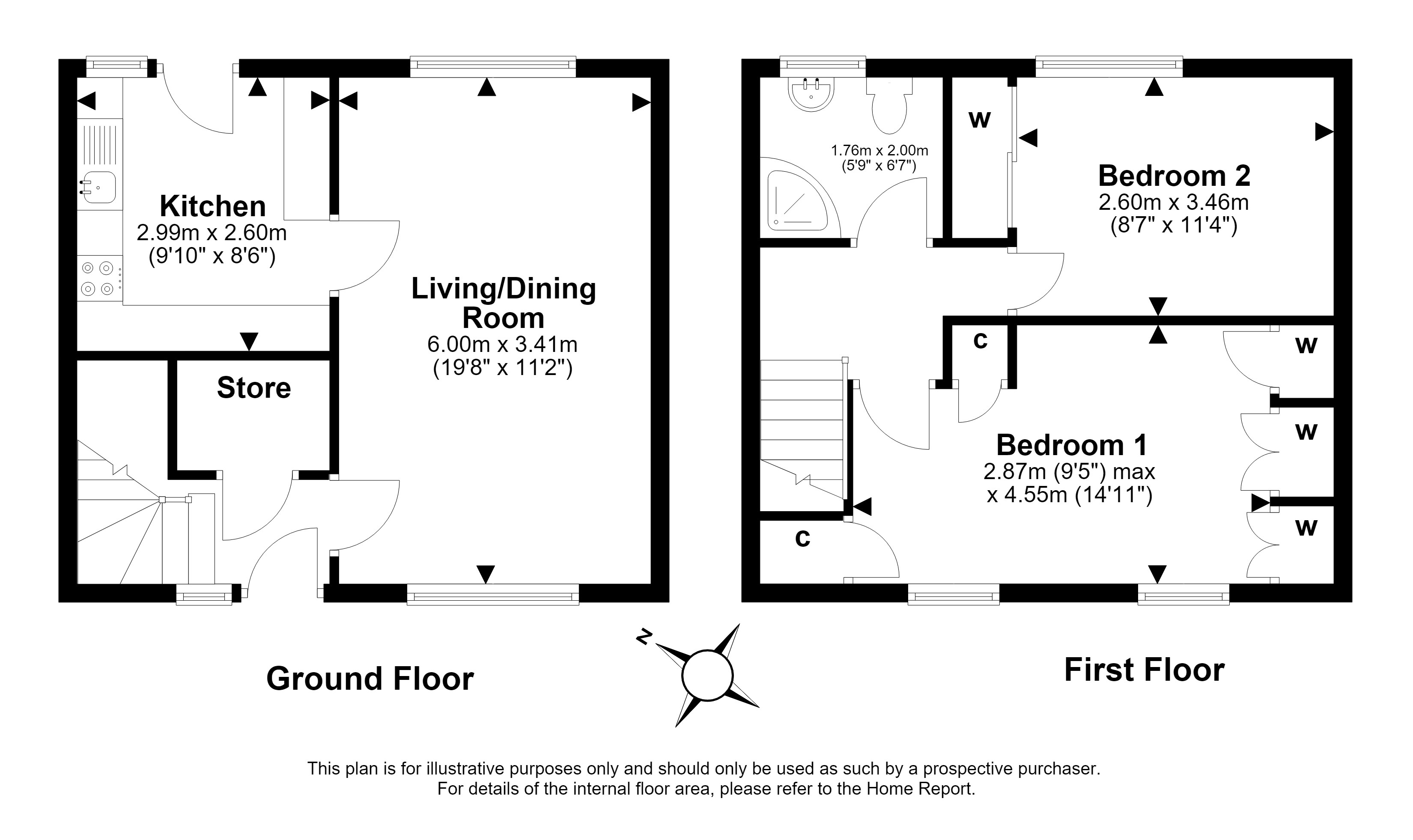 1, Dalum Drive, Loanhead floorplan