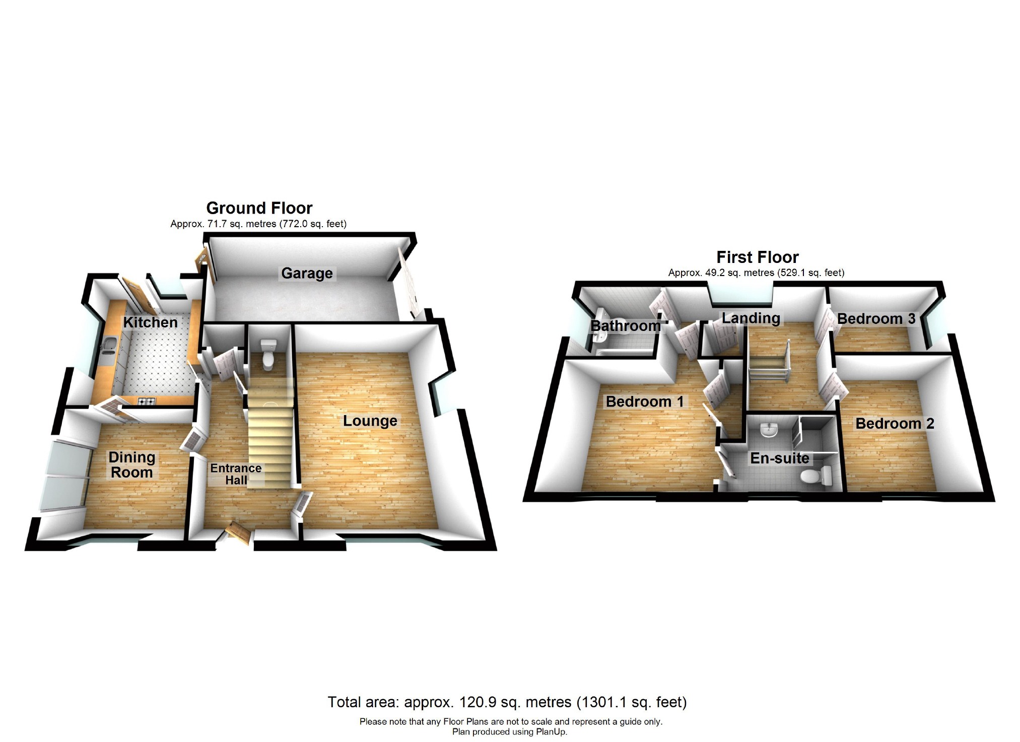 3 Bedrooms Detached house for sale in Serpentine Close, Great Ashby, Stevenage, Herts SG1