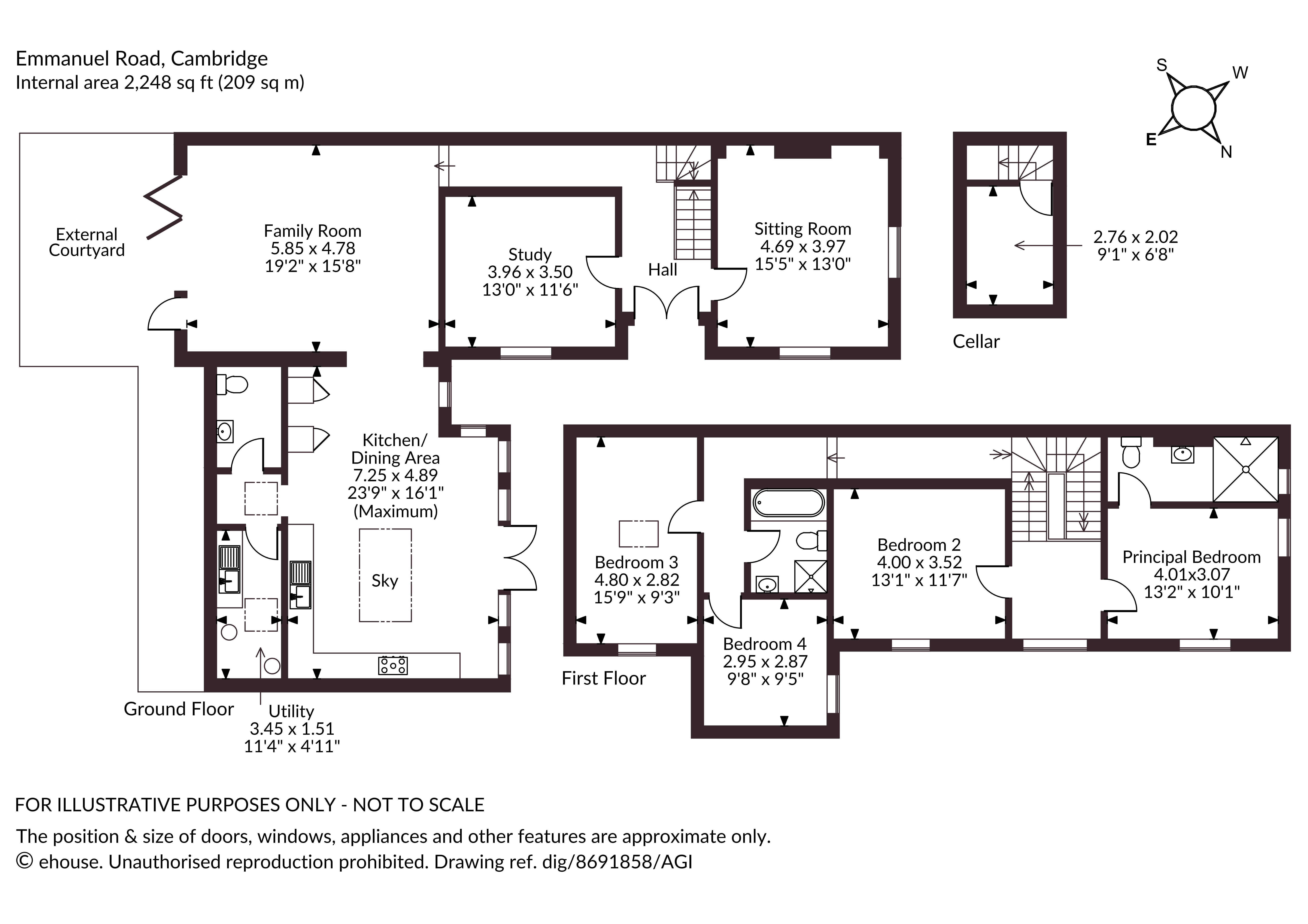 16, Emmanuel Road, Cambridgeshire floorplan