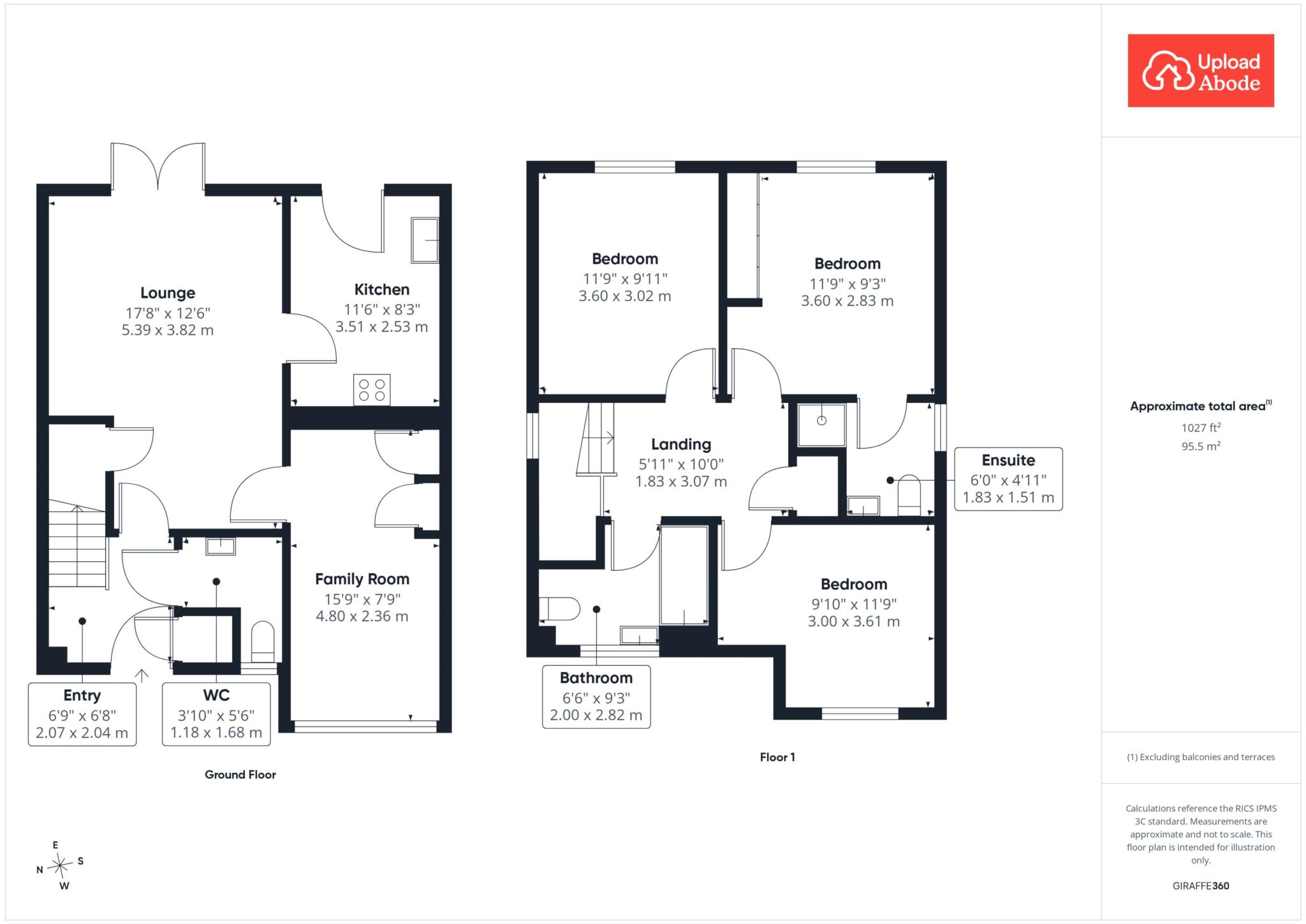 1, Westruther Place, Airdrie floorplan