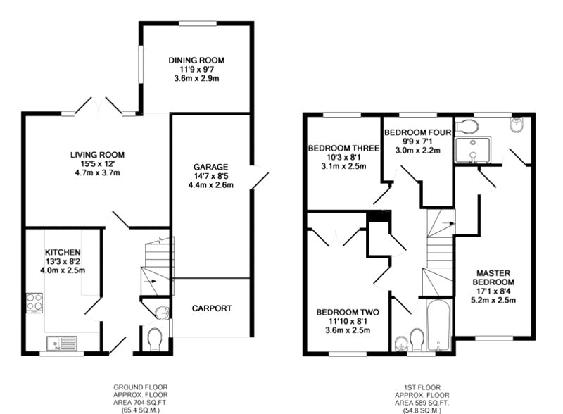 75, Yorkshire Place, Warfield floorplan
