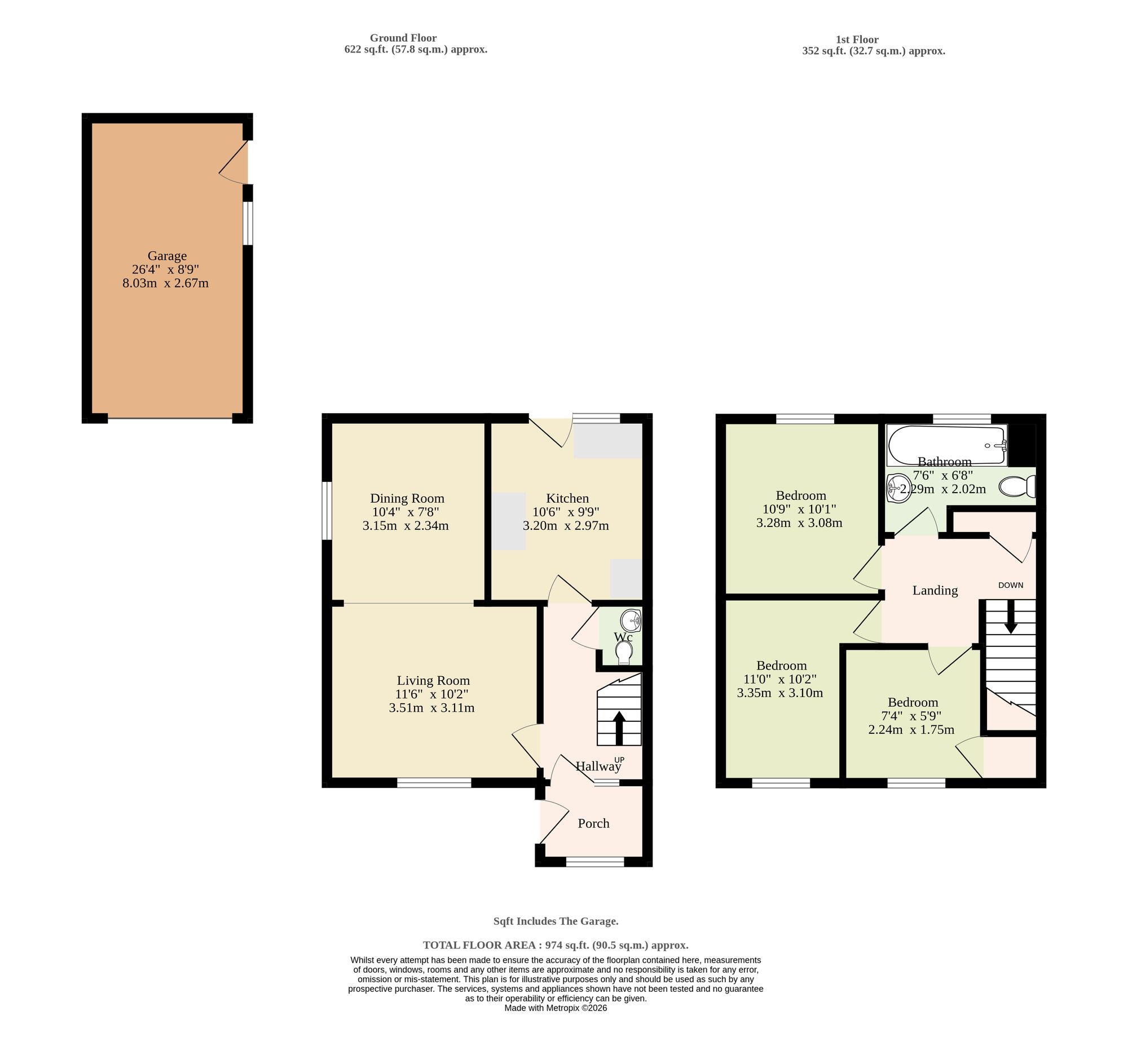 9 Cobden Terrace Northgate Street, Great Yarmouth floorplan