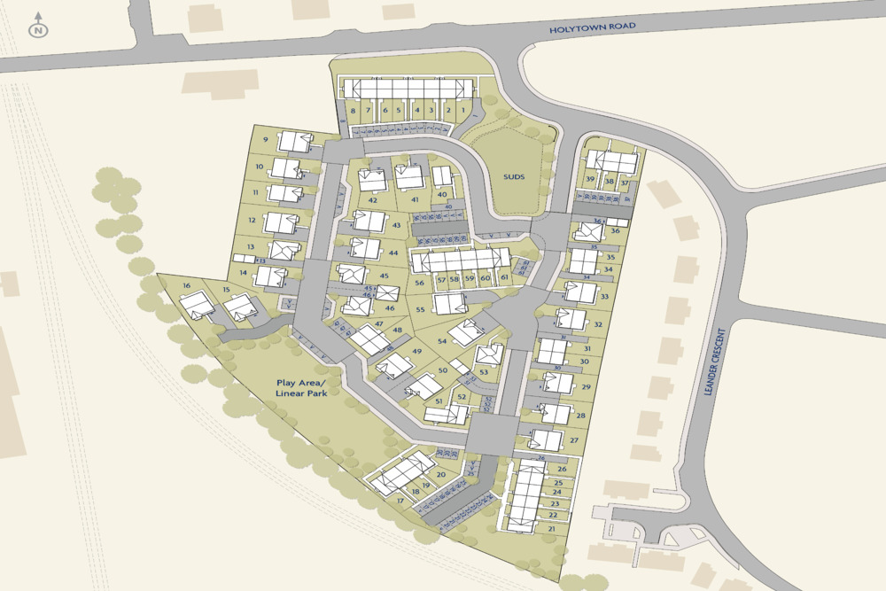 New home, 4 bed detached house for sale in "Tait" at Leander Crescent