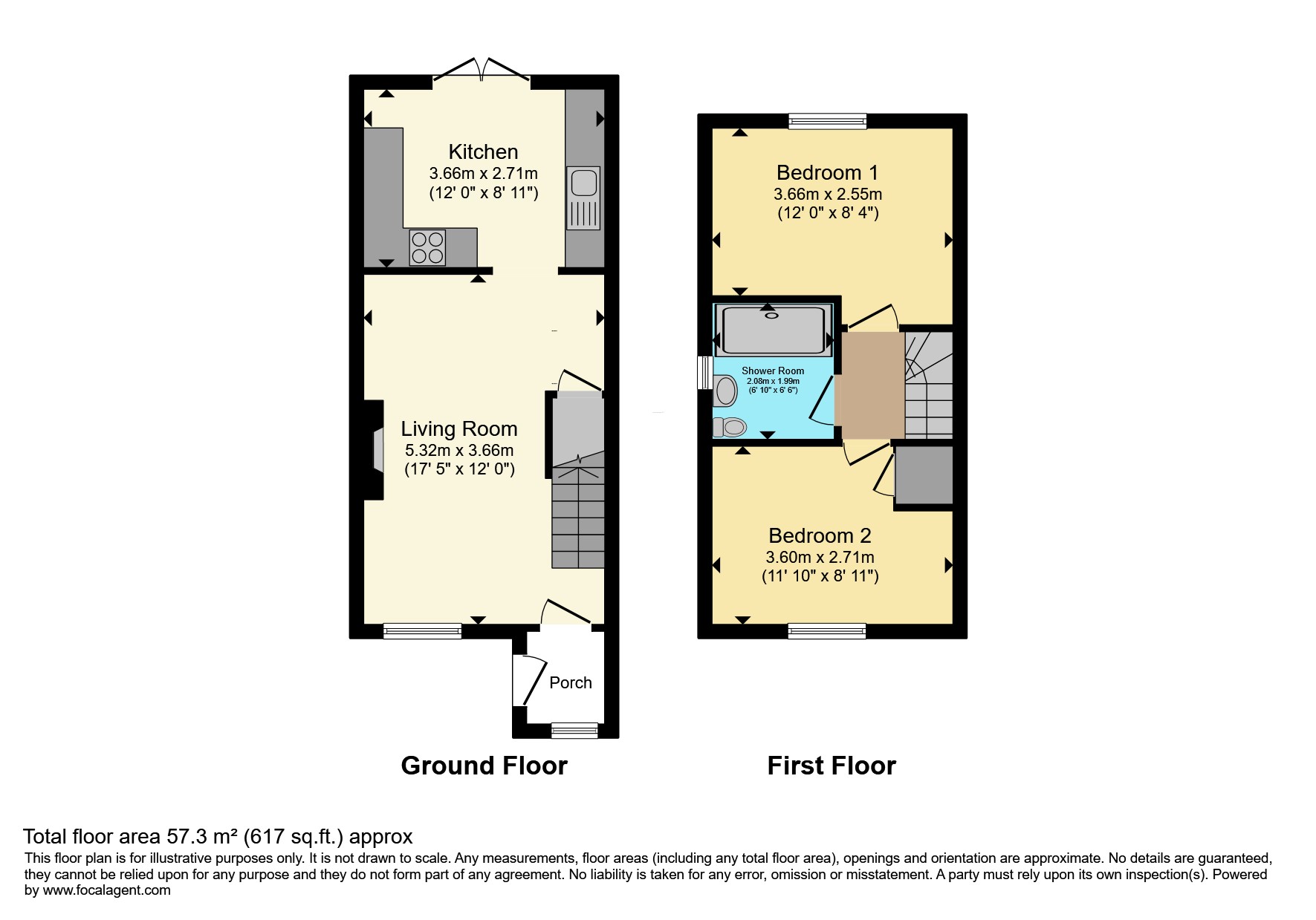 5, Whitfield Gardens, Worksop floorplan