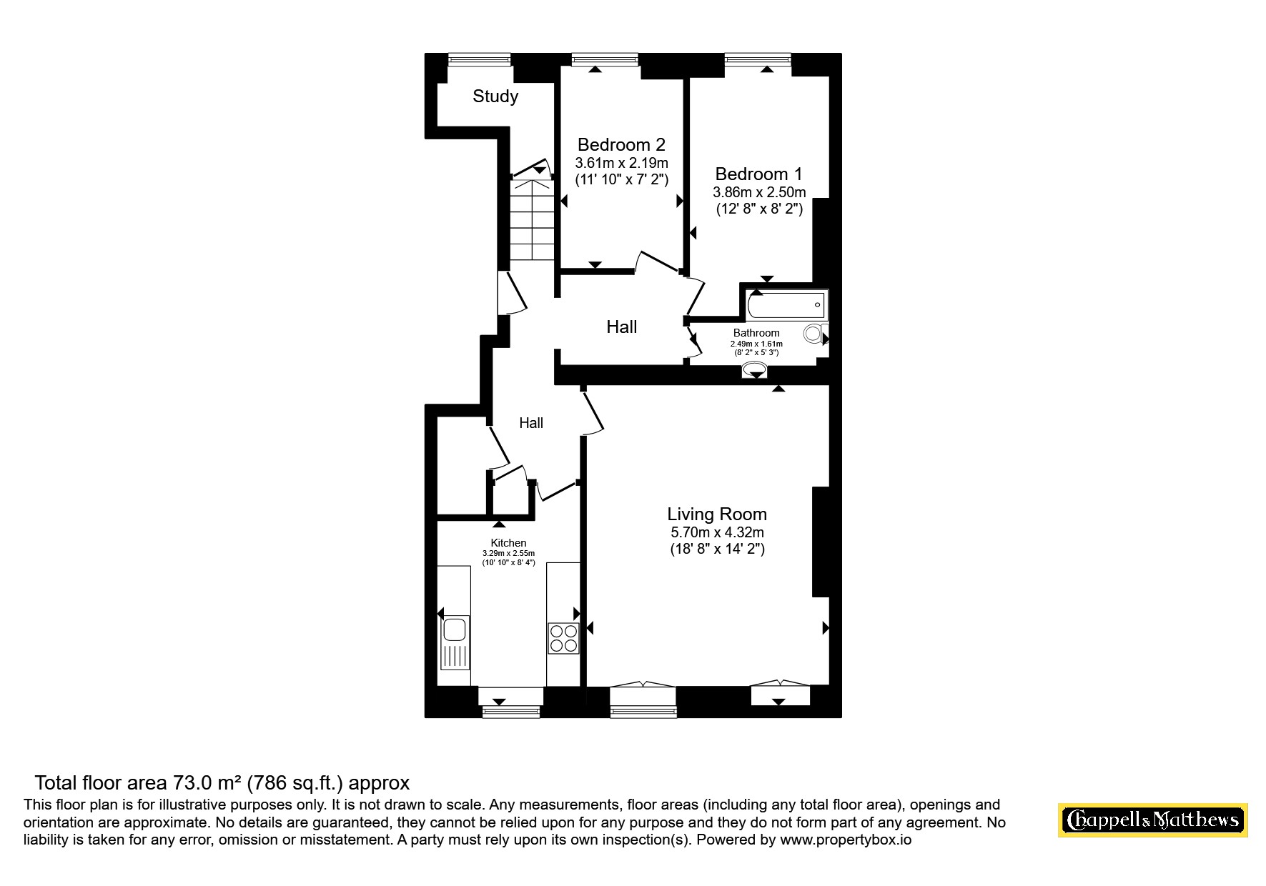 SFF, 2, Cornwallis Crescent, Bristol floorplan