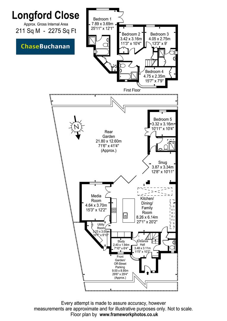 49, Longford Close, Hampton Hill floorplan