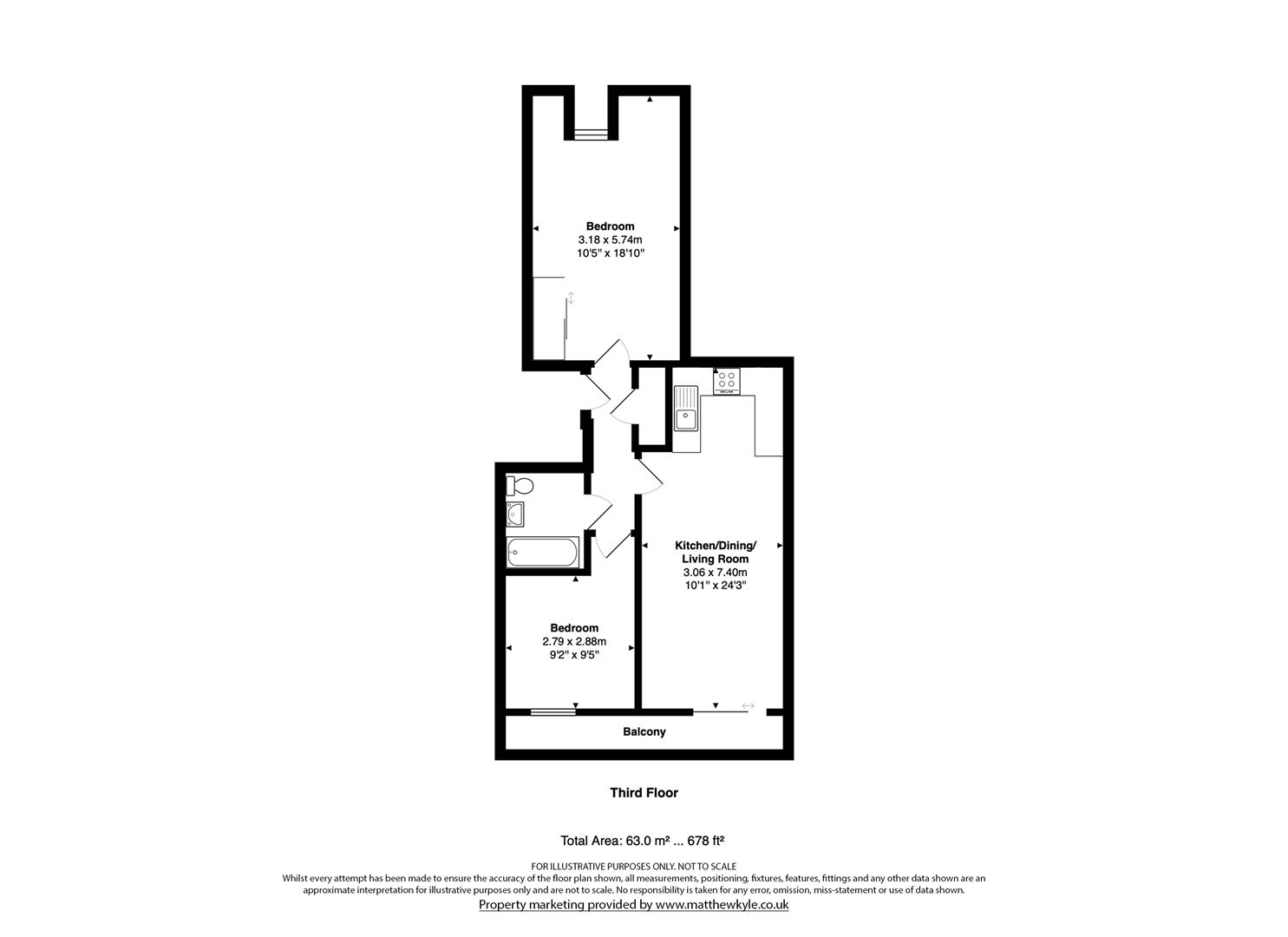 22, Smeaton Court, Hertford floorplan