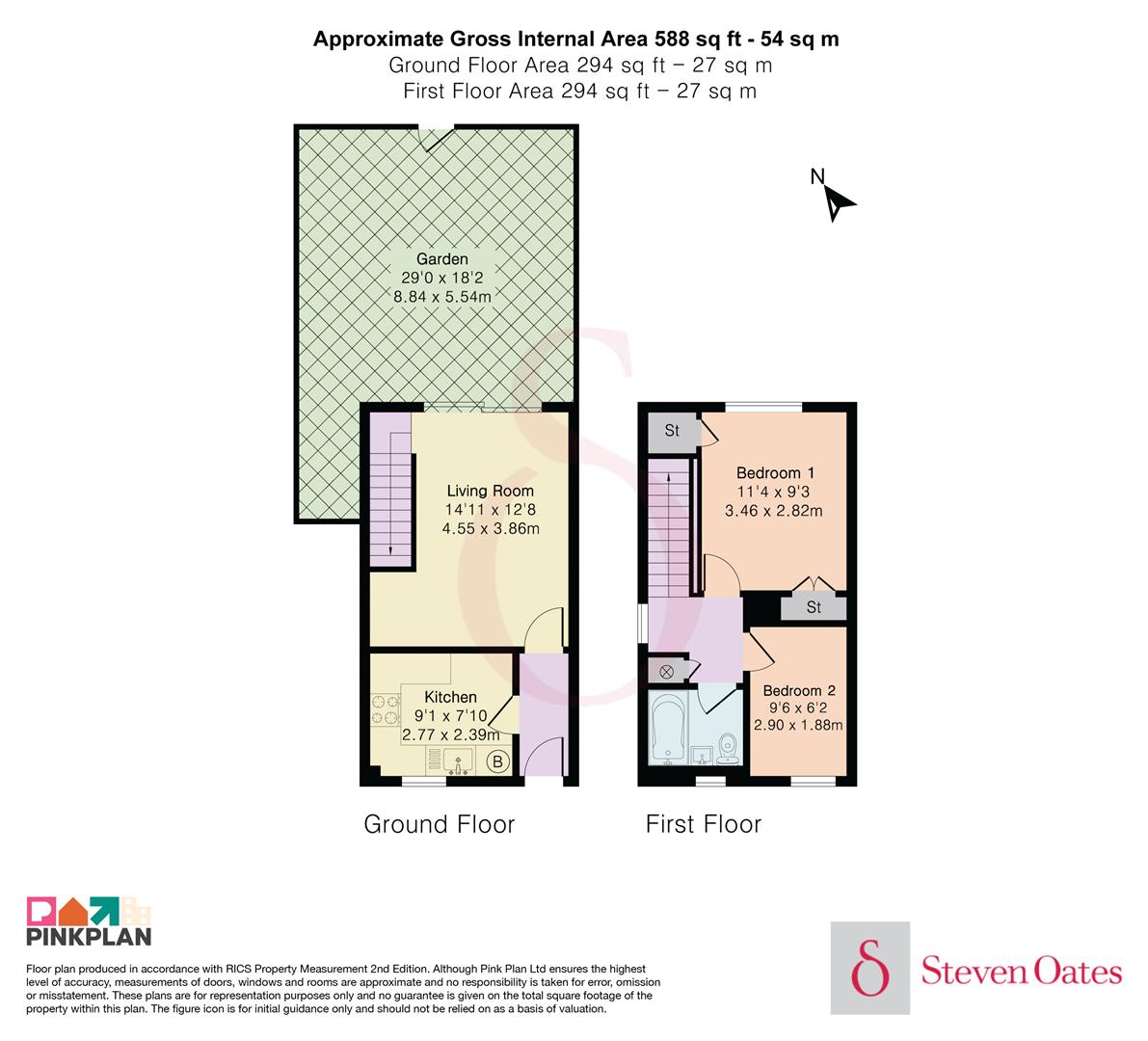 53, Foxes Close, Hertford floorplan