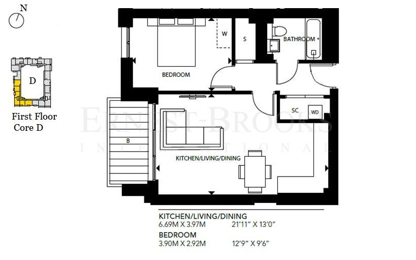 1 Bedrooms Flat for sale in Charter Square, Staines Upon Thames TW18
