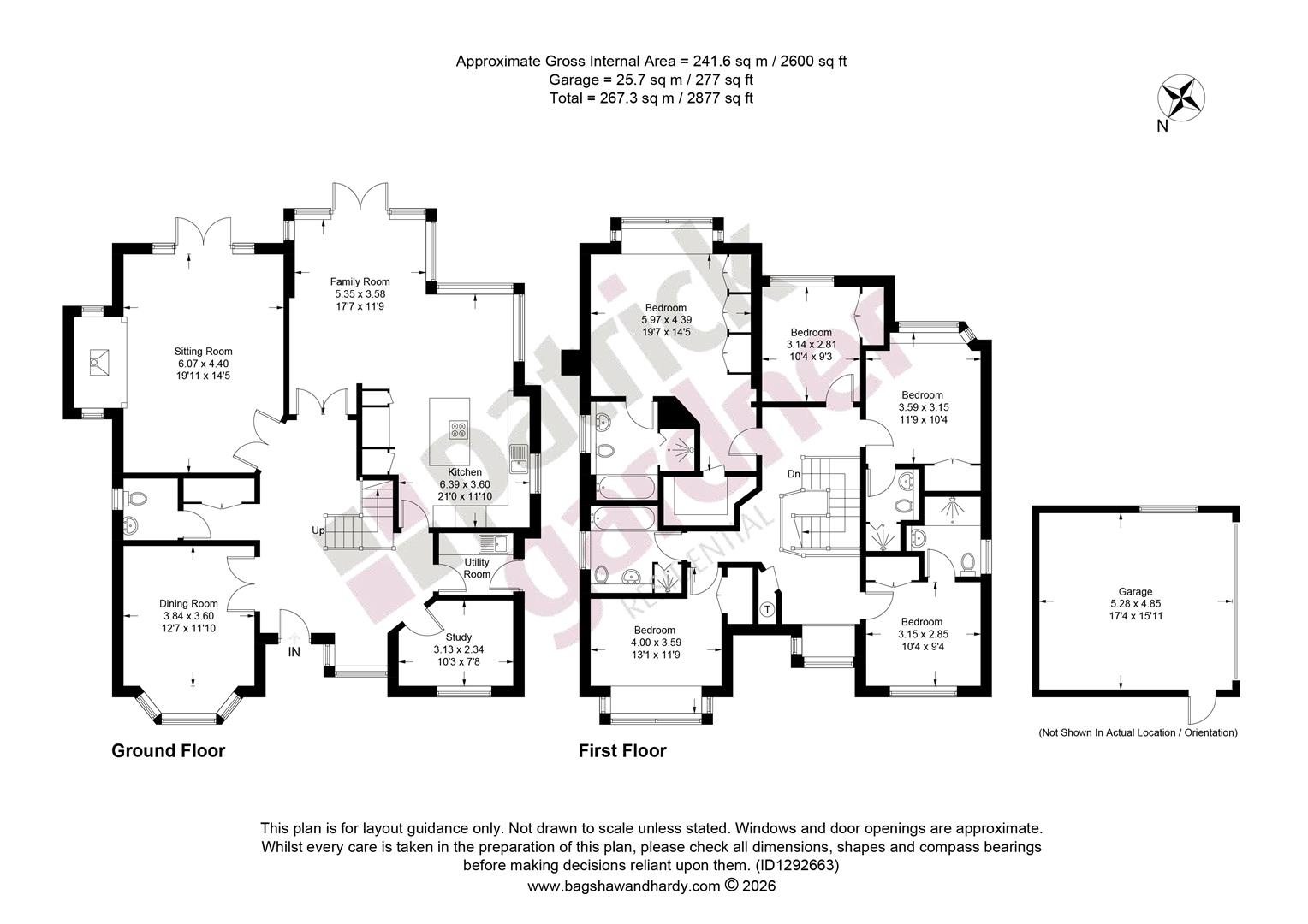 4, Mount Close, Fetcham floorplan