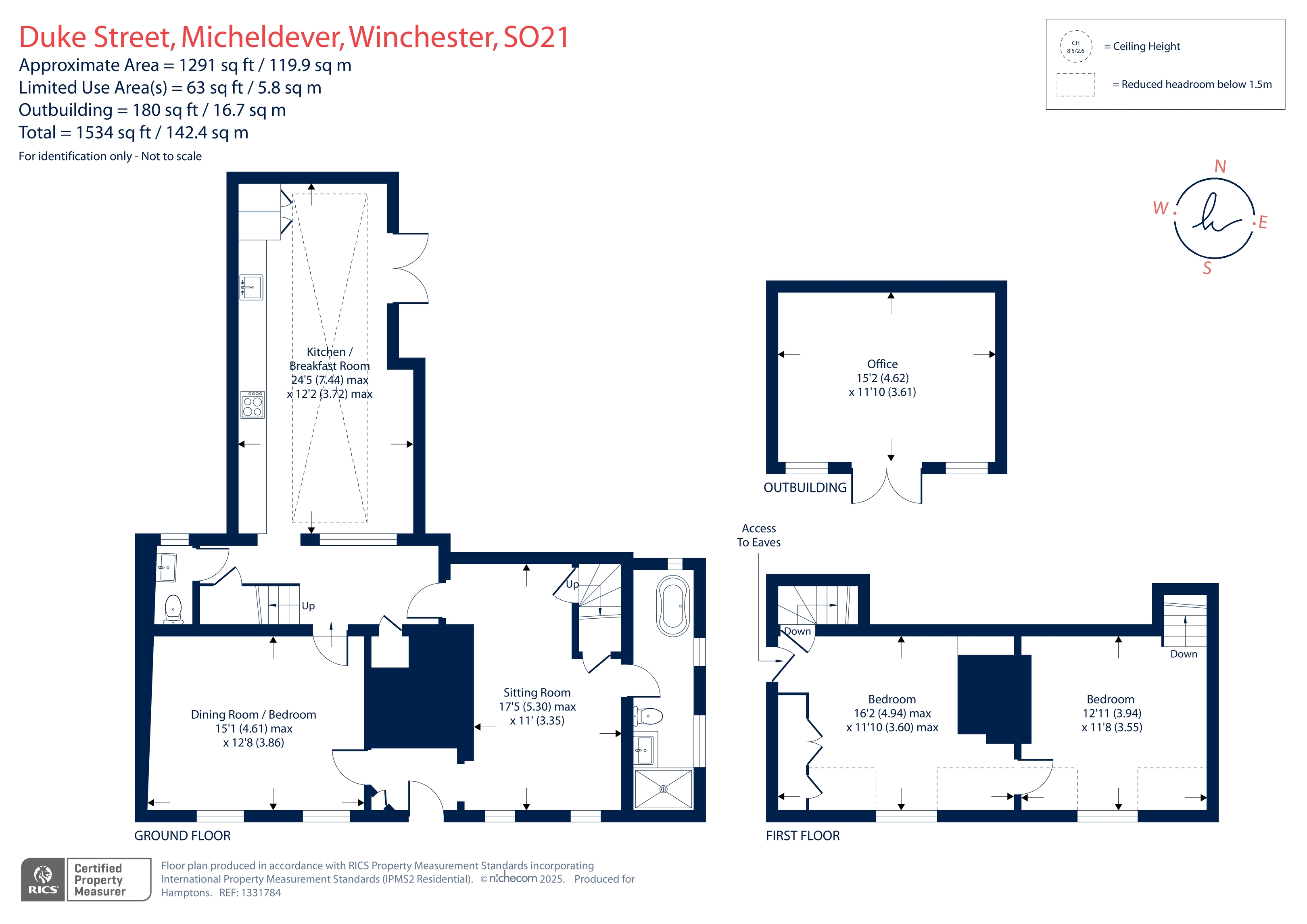 St Cross Cottage 110, Duke Street, Micheldever floorplan