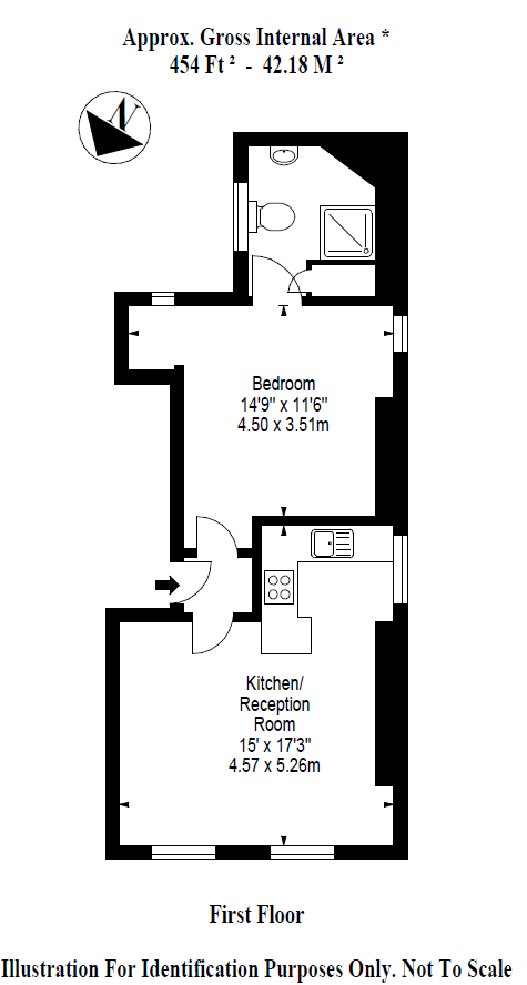 1 Bedrooms Flat to rent in Bell Street, London NW1